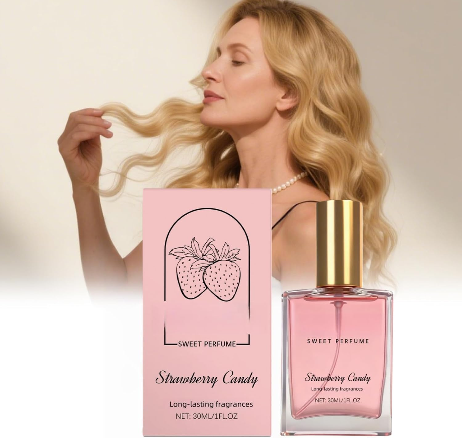 Freshing Strawberry Body Milk Mists Spray, Long-Lasting Sweet Fragrances Body Mists, Women'S Bodys Sprays Fragrances, Hair Perfume for Women, Long-Lasting Fragrance for Bodys & Hair (5) image number 6