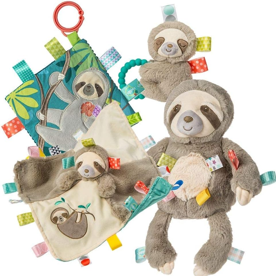 Taggies Taggies Crinkle Me Molasses Sloth image number 5