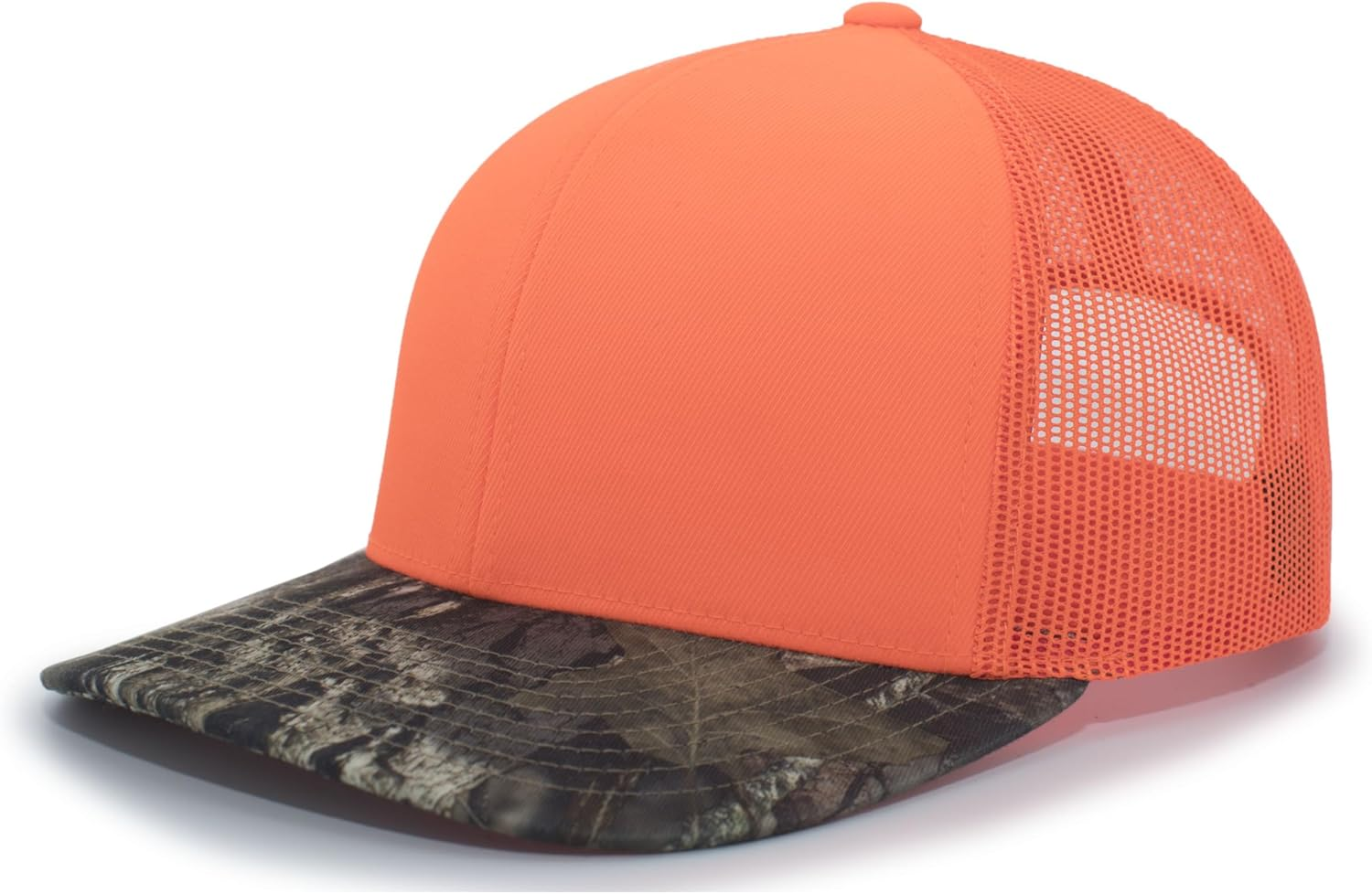 Pacific Headwear Camo Snapback Trucker Cap