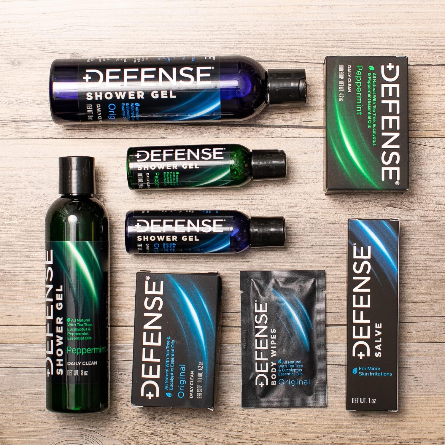 Defense Soap 12Pk All Natural Peppermint Bar Soap for Men | Made by Wrestlers with Tea Tree Oil & Eucalyptus Oil to Promote Healthy Skin image number 1