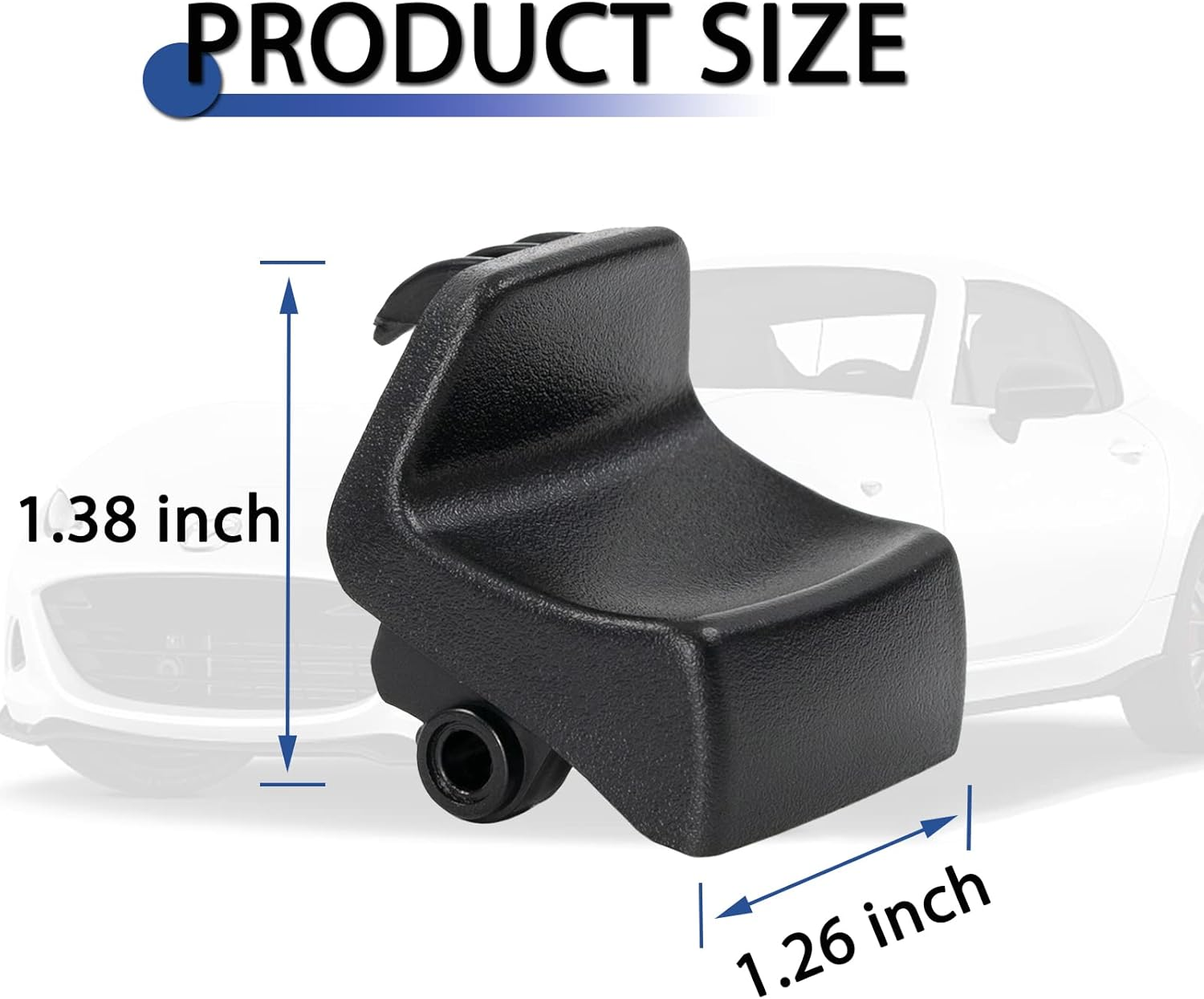 Car Center Console Lid Lock for Mazda CX-5 KE 2013-2016,Centre Console Latch Lock for Genuine Mazda CX-5 KE Series Vehicles,Armrest Lid Latch Replacement Ka0G6445Ya02,Ka0G-64-45Ya-02(Black) - Lids1 image number 5