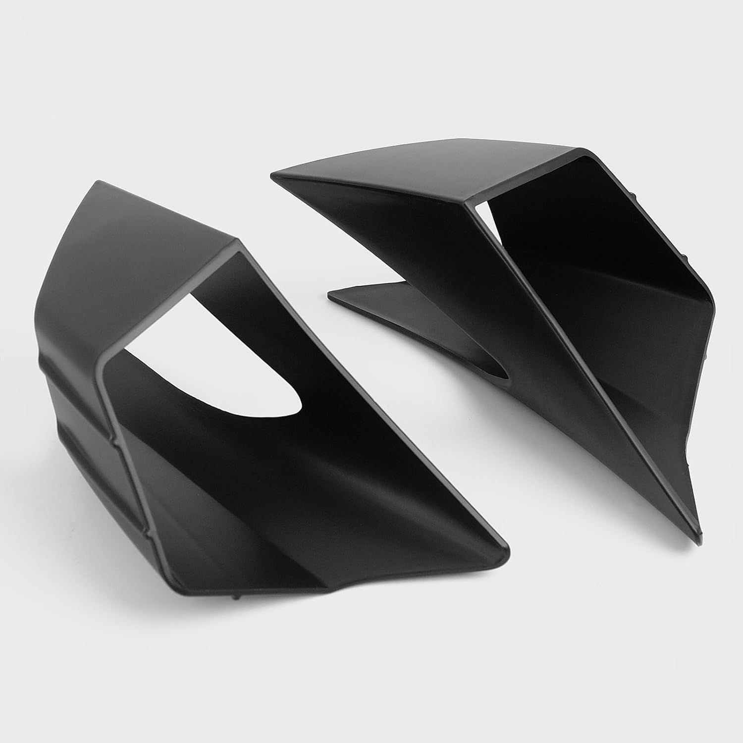 WOOGA Motorcycle Side Winglet,Motorcycle Side Spoiler Front Fairing Aerodynamic Winglets Air Deflector Wing Compatible with Ho&N&Da CBR650R 2019-2023 Su&Zu&Ki GSX250R (Matte Black) image number 1