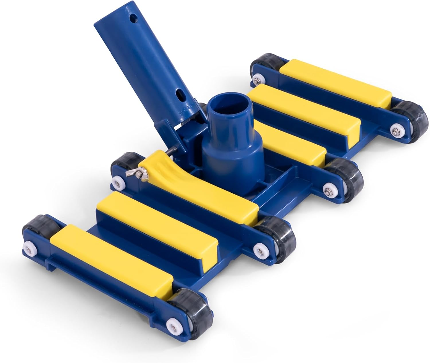 POOLAZA 35Cm Pool Vacuum Head &ndash; Weighted Pool Vacuum Head with Bottom Brushes & 6 Weights, Flexible Design with Swivel Hose Connection and Wheels, for Inground & above Ground Pools image number 3