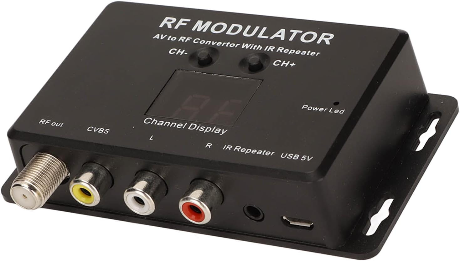 AV to RF TV Modulator, PAL NTSC RF Modulator PCB Circuit Design with IR Extender for DVR for DVD image number 3