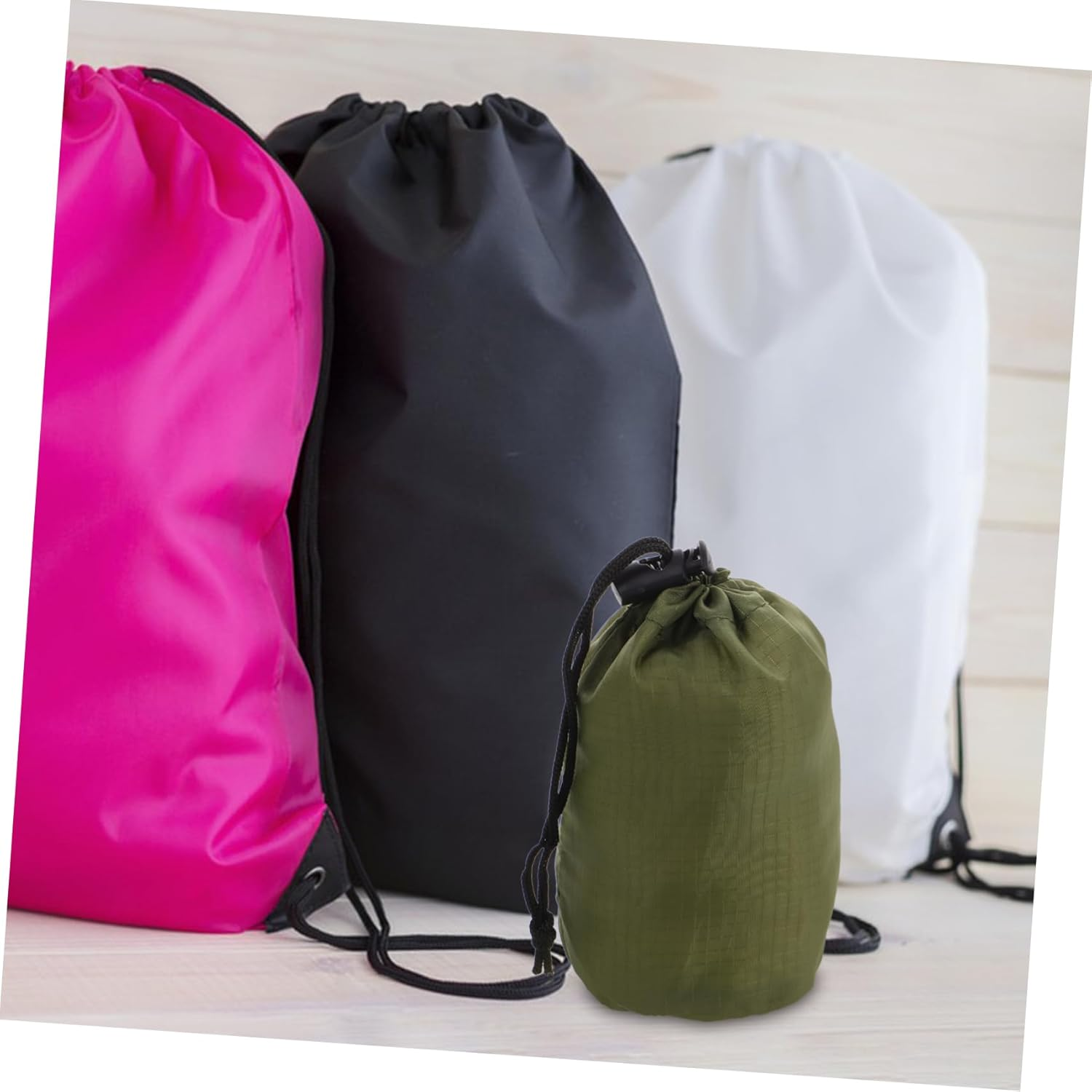 BESTYASH Compression Stuff Sack for Sleeping Bag and Camping Gear, Waterproof Nylon Drawstring Storage Bag, Dustproof Travel Pouch for Outdoor Hiking and Backpacking image number 3