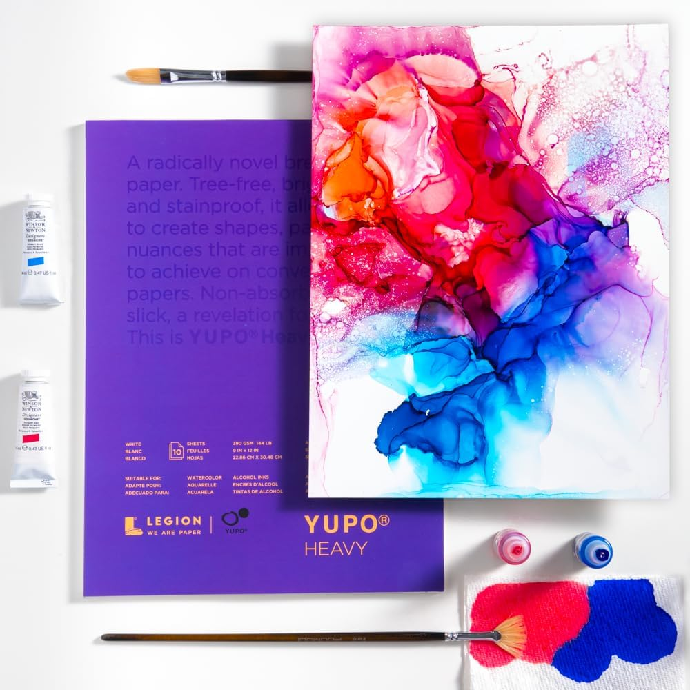 Yupo L21-YUP389WH1114 Heavy White Synthetic Paper Pads 11" X 14"
