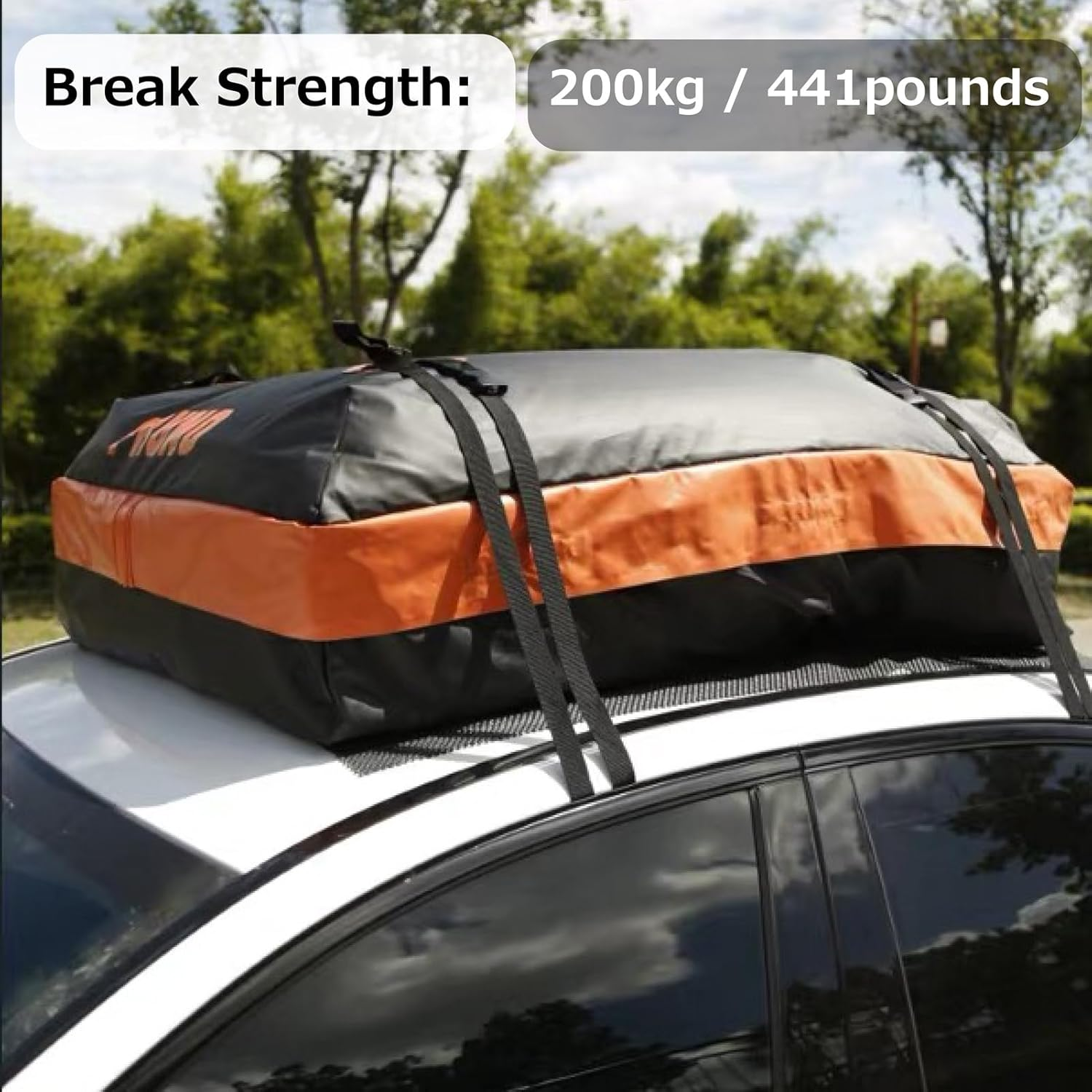 Azarxis Lashing Tie down Straps Cinch Webbing with Adjustable Heavy Duty Cam Buckle for Securing Cargo Roof Rack Motorcycle Kayak Surfboard Truck Luggage (2M, Orange - 4 Packs) image number 6