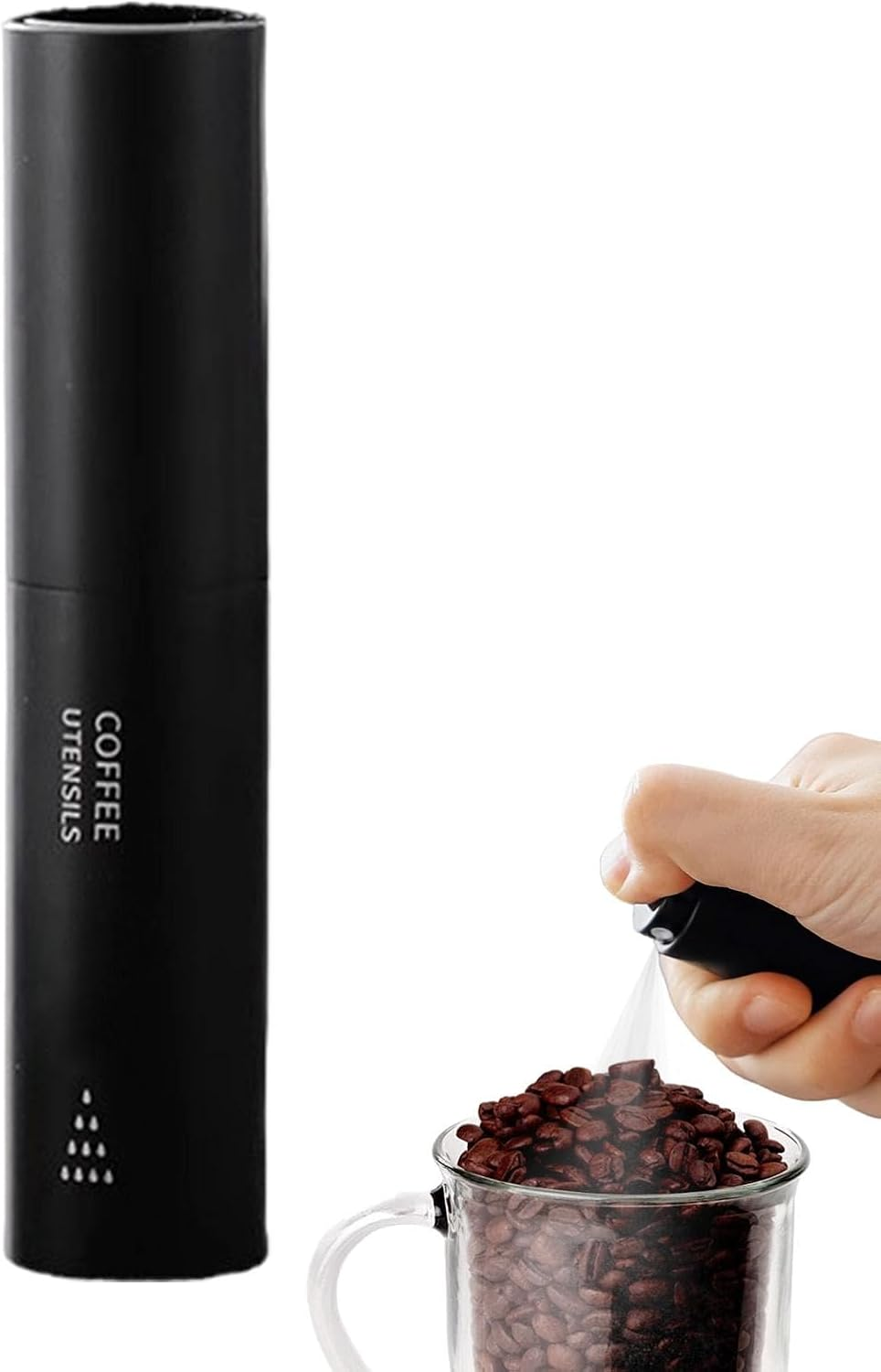 Coffee Bean Spritzer - Water Atomizer Bottle, Coffee Bar Accessories | Spray Bottle for Coffee, Coffee Accessories for Vaporizer, 10Ml Water Atomizer Spray Bottle - White. image number 5