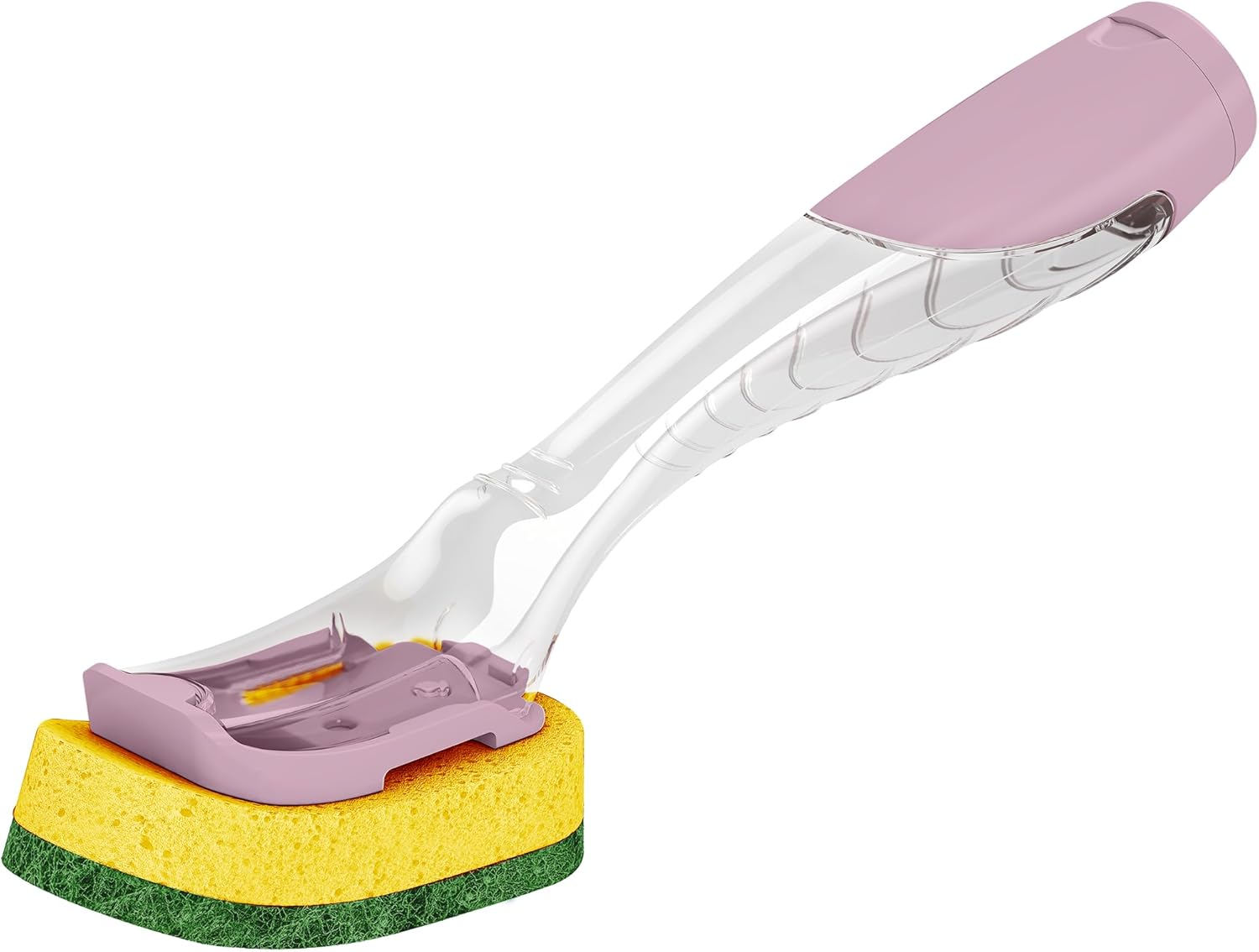 Chux Dishwand Heavy Duty Handle, Soap Dispensing Dishwand with Angled Scrubber, 1 Count image number 5