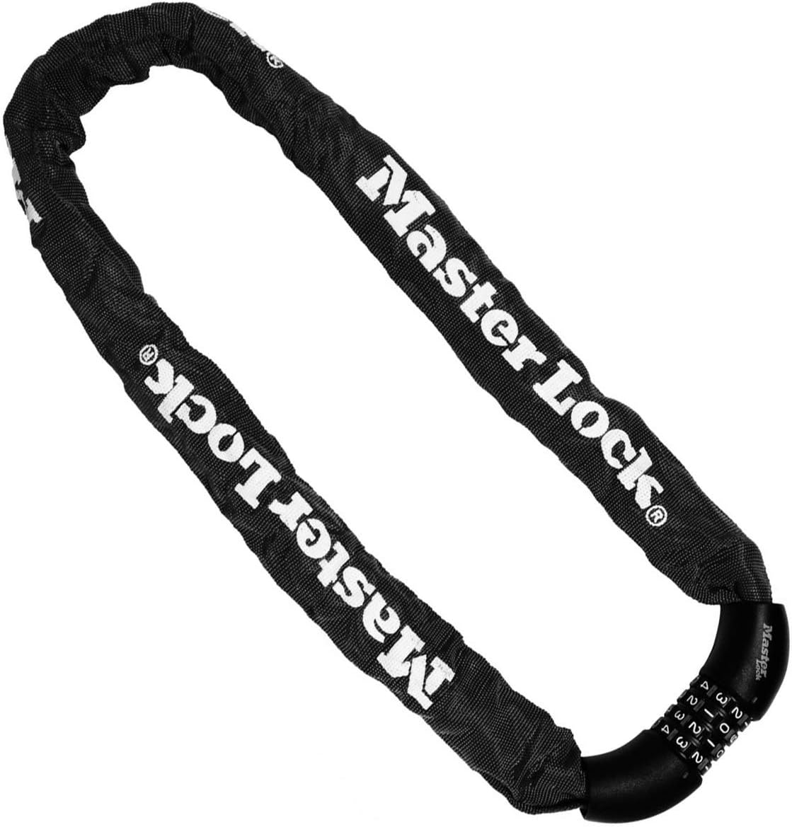 MASTER LOCK Bicycle Lock Steel Chain Link [With Numbers] [90 Cm Chain] 8392EURDPRO - Ideal for Bicycles