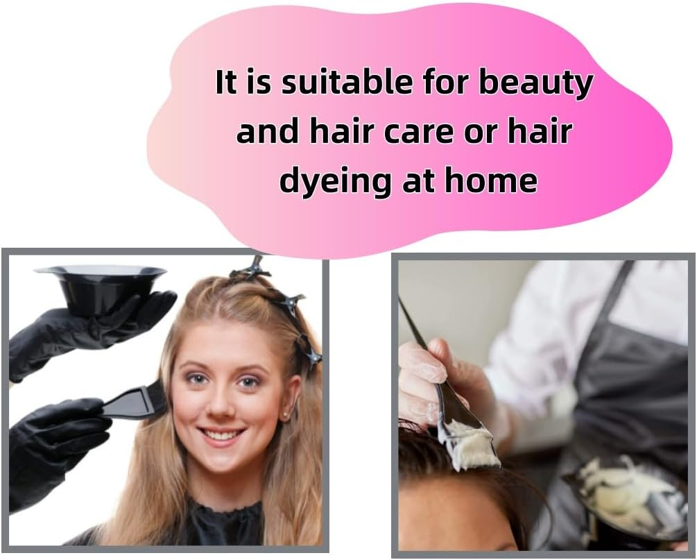 Zxjsisy 20 PCS Hair Dye Coloring Kit, Kapaski Hair Dye Color Brush and Bowl Set,Hair Coloring Bleaching, Hair Dye Tools for DIY Salon. Hair Tinting Bowl/Dye Brush/Ear Cover/Gloves/Tint Comb image number 2