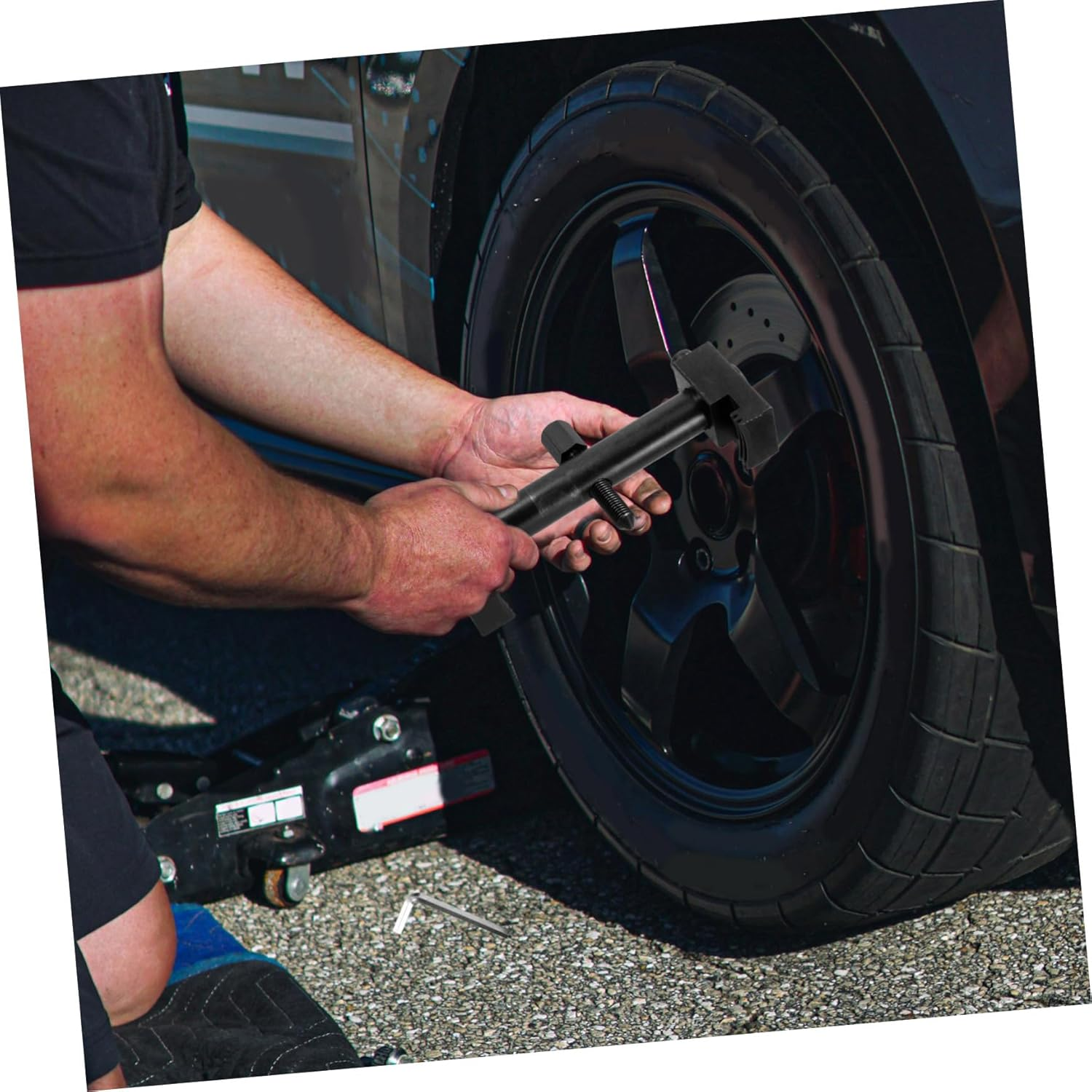 Alipis Adjustable Crankshaft Pulley Removal Tool and Tensioner Pulley Puller for Engine Belt Disassembly Compatible with Vehicle Timing Belt Maintenance