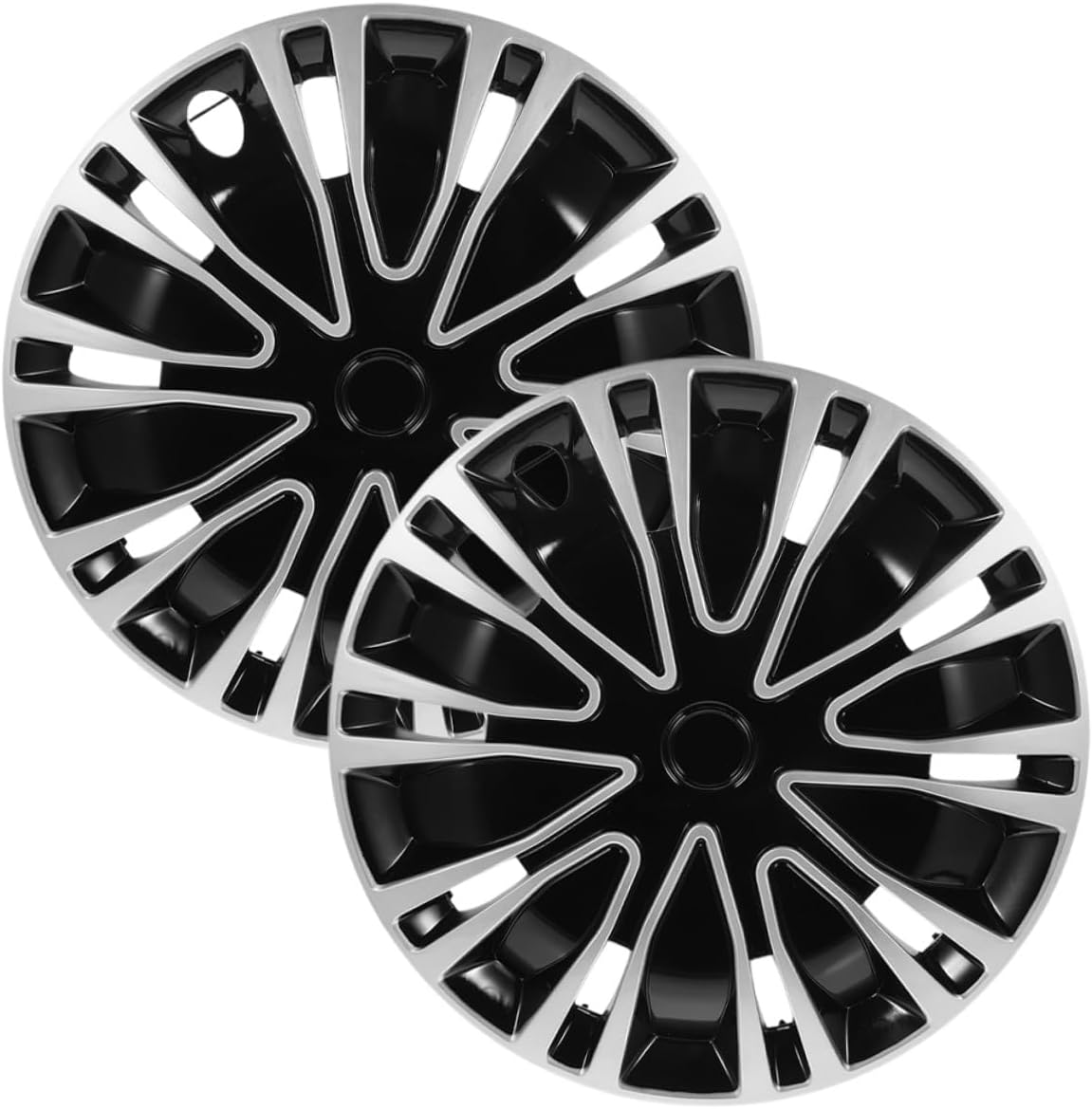 SEWOART 2Pcs Car Hubcap Wheel Rim Covers Decorative Hubcaps for Auto Truck SUV Automotive Hub Cap Replacement Wheel Cover image number 5