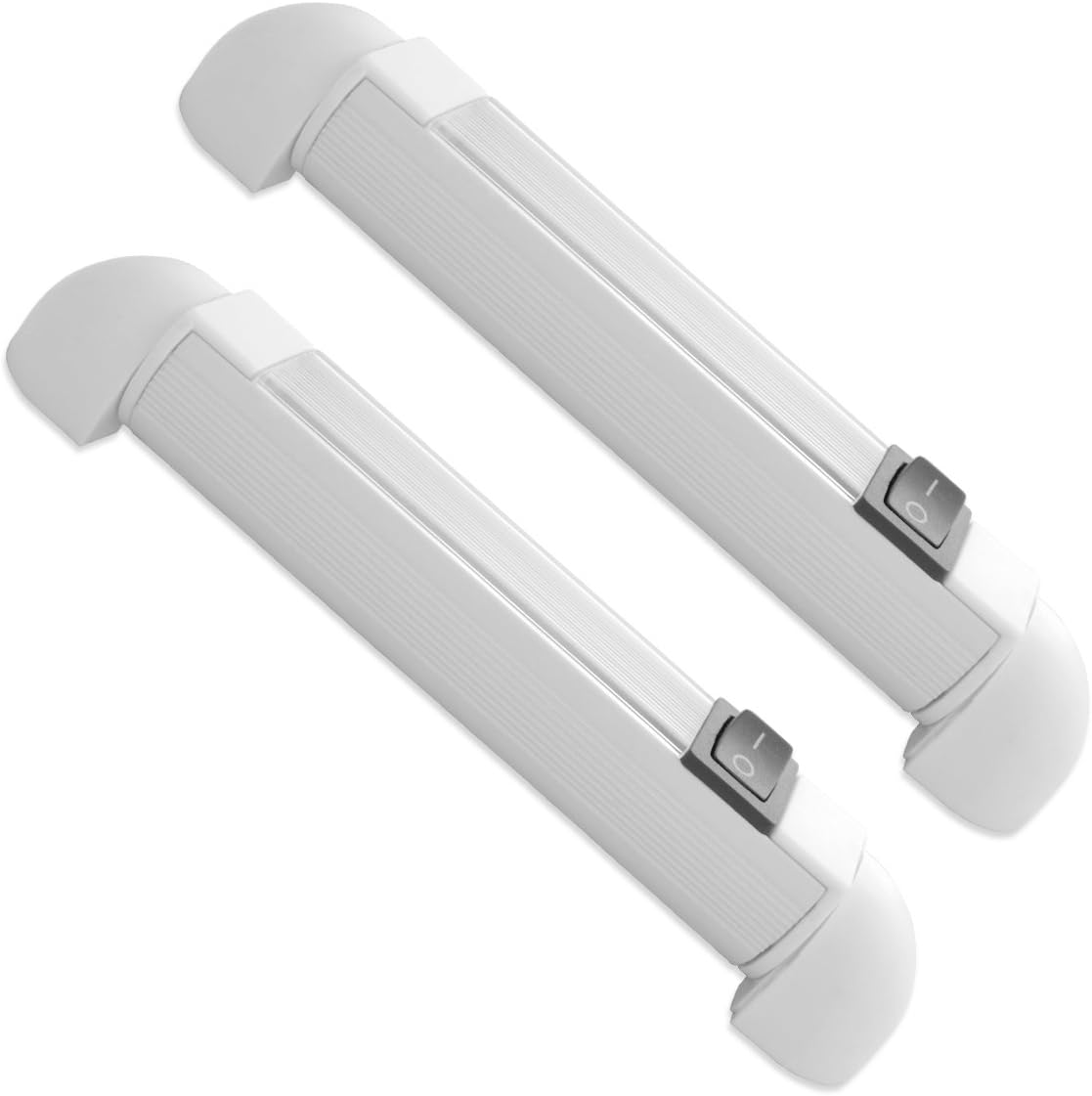 Dream Lighting 12V LED Rail Strip Lights 6 Inches Switched Aluminum Swivel Bar Lamp 156Mmcool White LED under Cabinet Rotating Lighting for RV Motorhome Caravan Boat Marine Yacht Pack of 2 image number 2