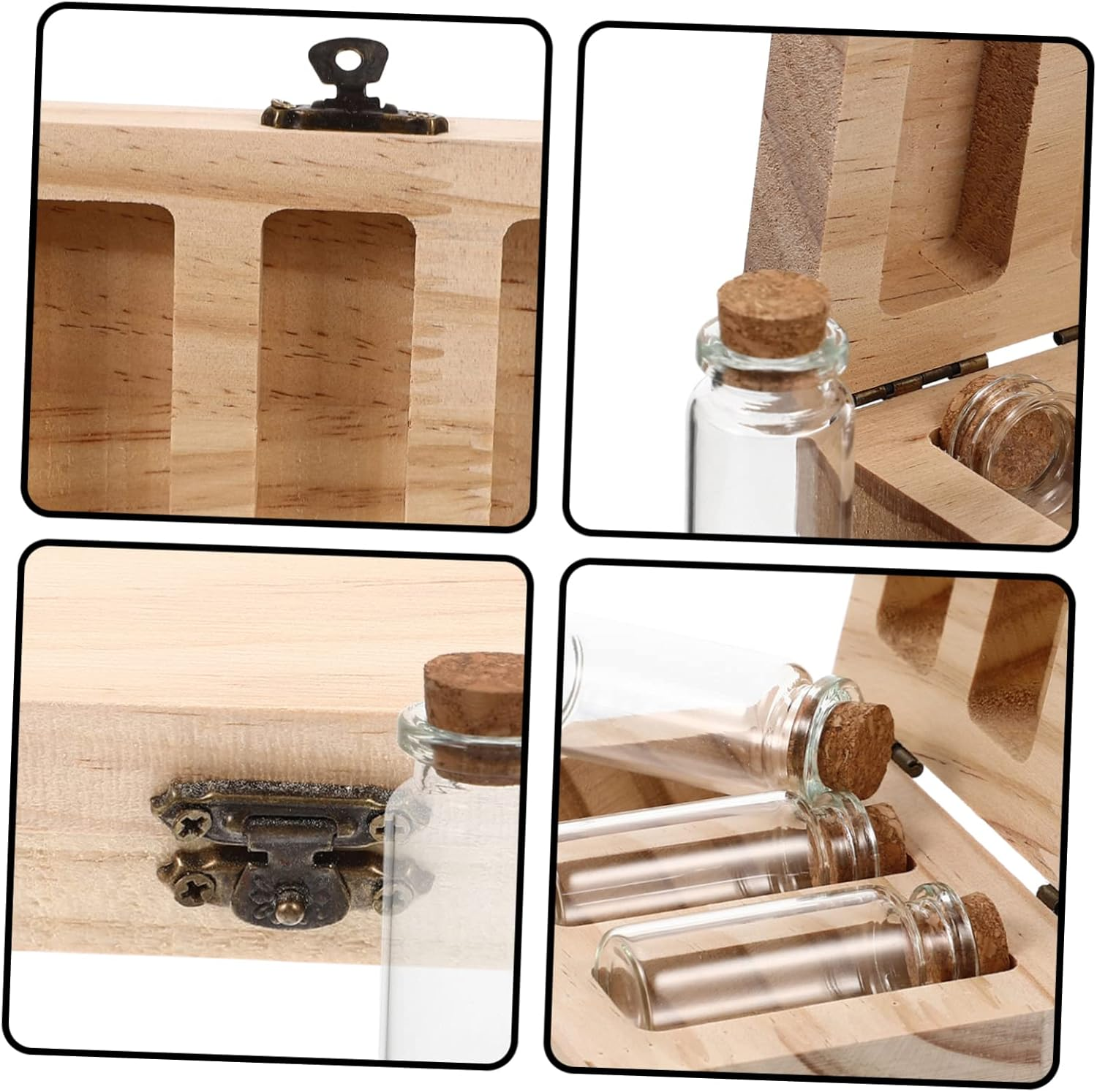 Boy Girl Bottle Fetal Hair Umbilical Cord Preservation Box Souvenir Storage image number 4