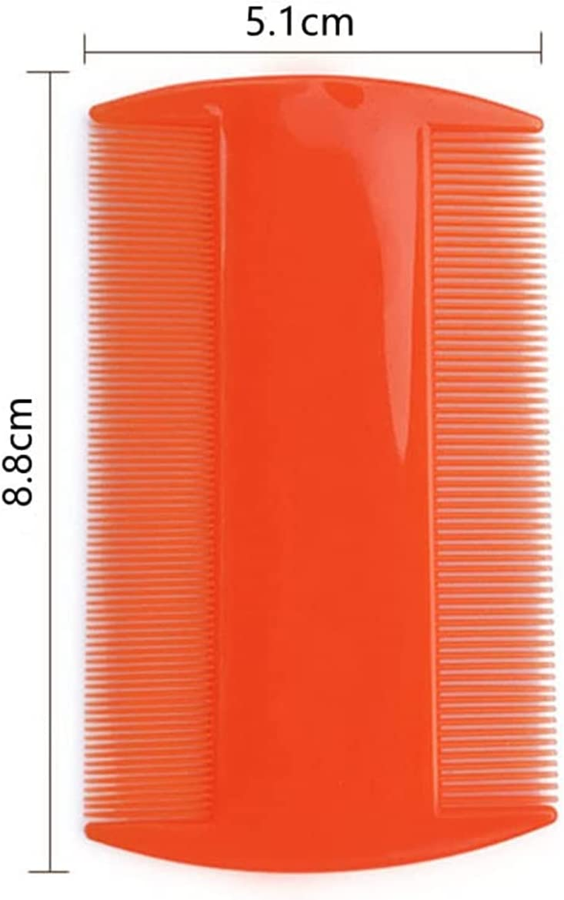 4 Pack Flea Lice Combs Grooming Fine Tooth Hair Dandruff Combs Double Sided Health Remedies Repellent Ticks Dogs Cats image number 2