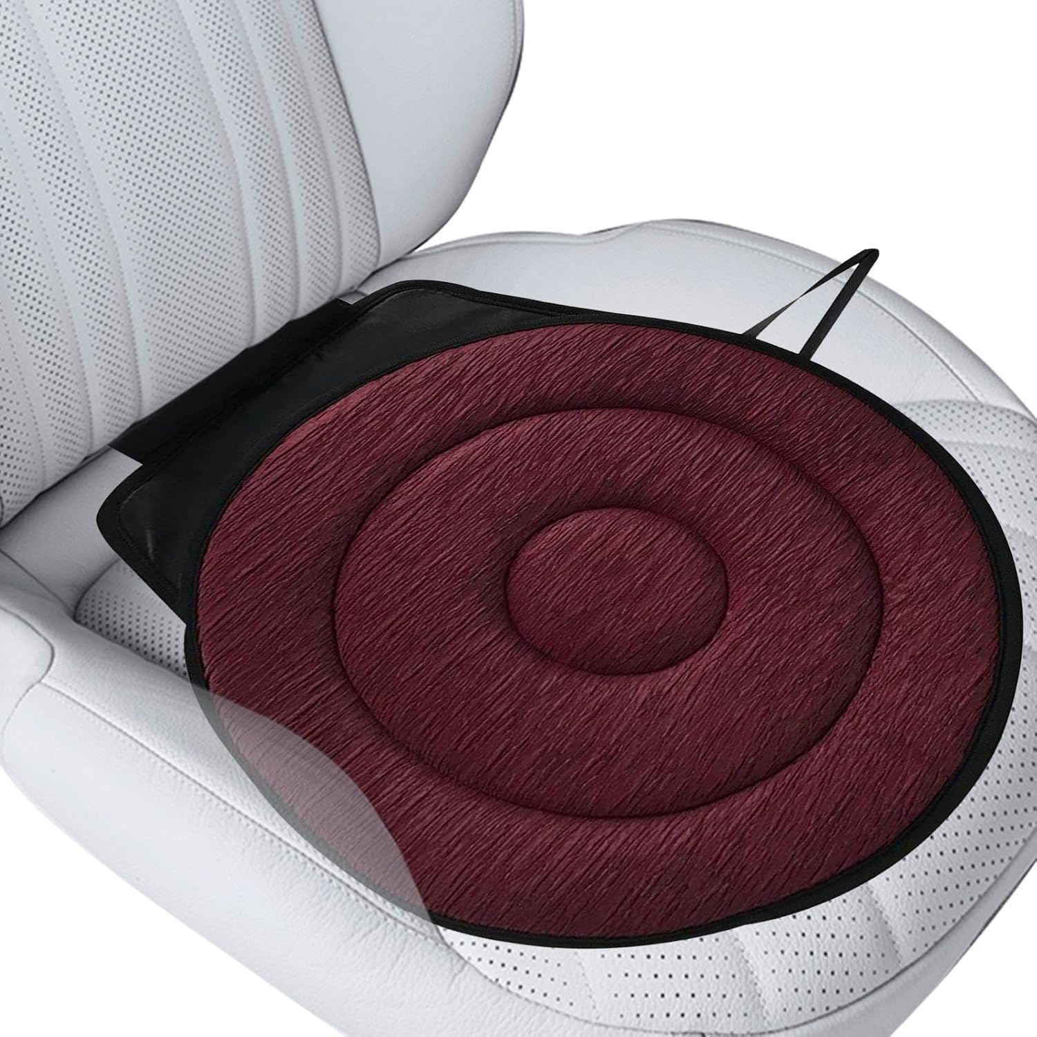 Swivel Car Seat, Swivel Car Seat Cushion for Disabled Elderly, 360 Rotating Seat Cushion for Car, Rotating Car Seat Swivel Cushion Mobility Aid, Breathable - Coffee image number 2