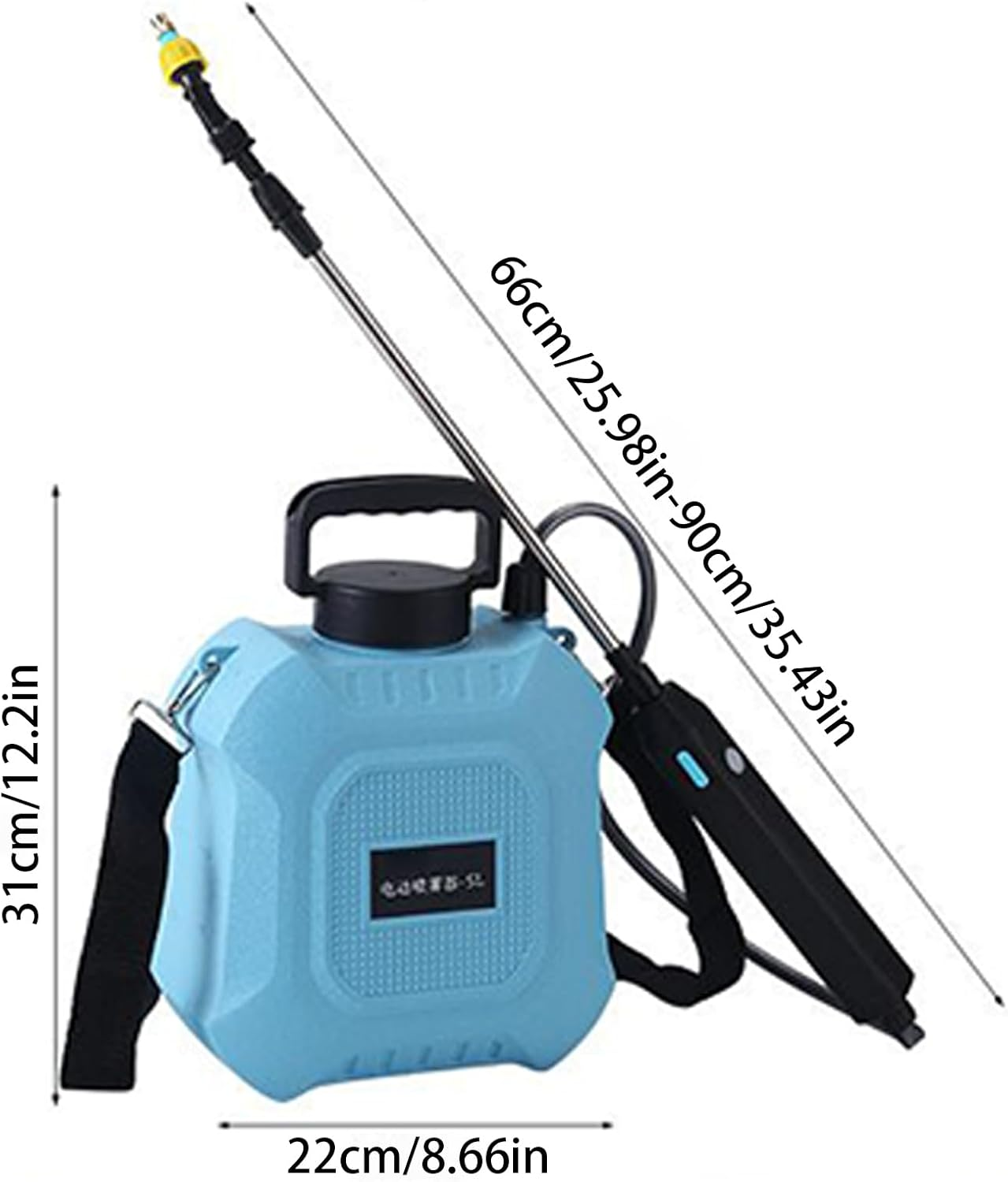 Battery Powered Sprayer,Type-C Rechargeable Lawn Sprayer - Home & Gardening Supplies with 3 Nozzles for Farm Home Yard Vegetable Flower Care Indoor Fertilizing Greenhouse Agricultural image number 1