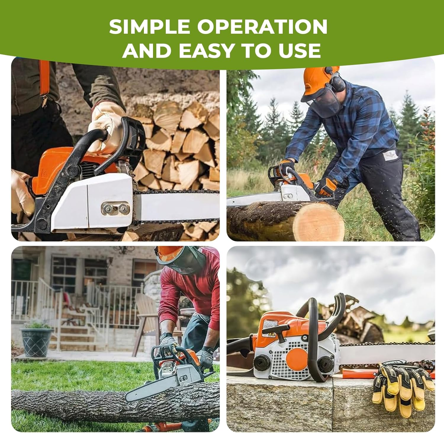 MAEZOE Fuel and Oil Cap Set for Chainsaw 017 018, Leakproof Replacement for MS170 MS180, Easy Install for Garden and DIY Use image number 4