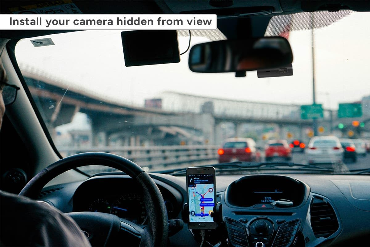 Kogan 4K Hidden Dual Channel Car Dash Camera - Front and Rear (SG2C-100) - KADCAMG12RB image number 4