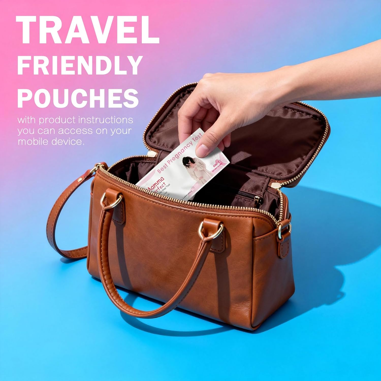 50Pcs of Early Pregnancy Test Strips，Ovulation Test Strips，Easy at Home Ovulation Strips，Independent Packaging