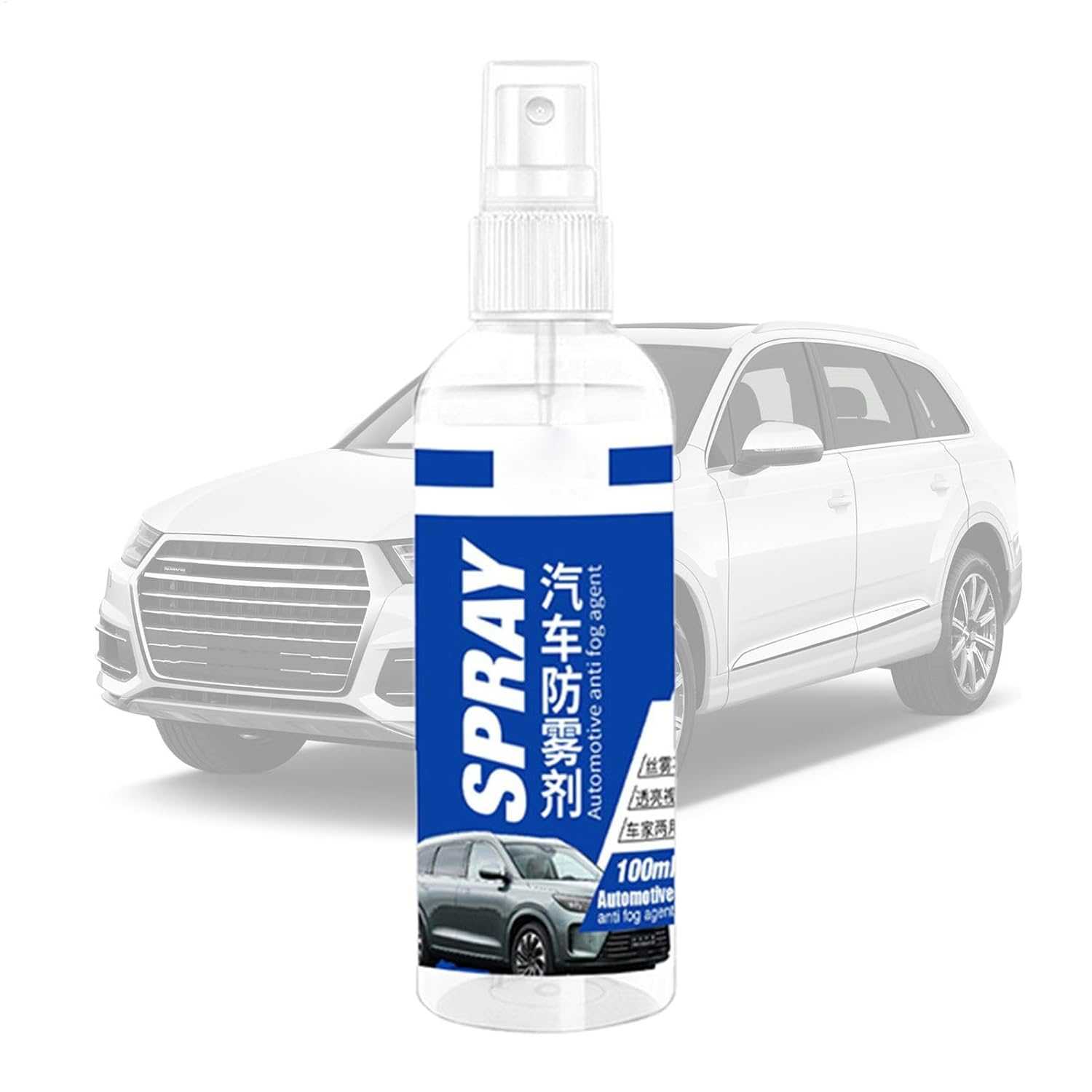 Waterproof Fogging for Automotive | 100Ml Glass anti Fog Coating Agent Window Spray,Long-Lasting Glass Cleaner Shine Waterproof Car Supplies for Windshield & Glass