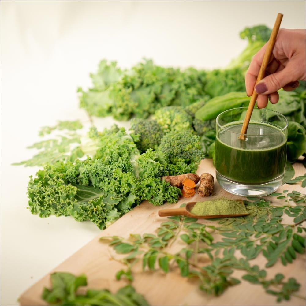 ISAGENIX - Nutrient-Dense, Plant-Based - Greens Supplement Food - 1 X 300 Grams - 30 Servings image number 1