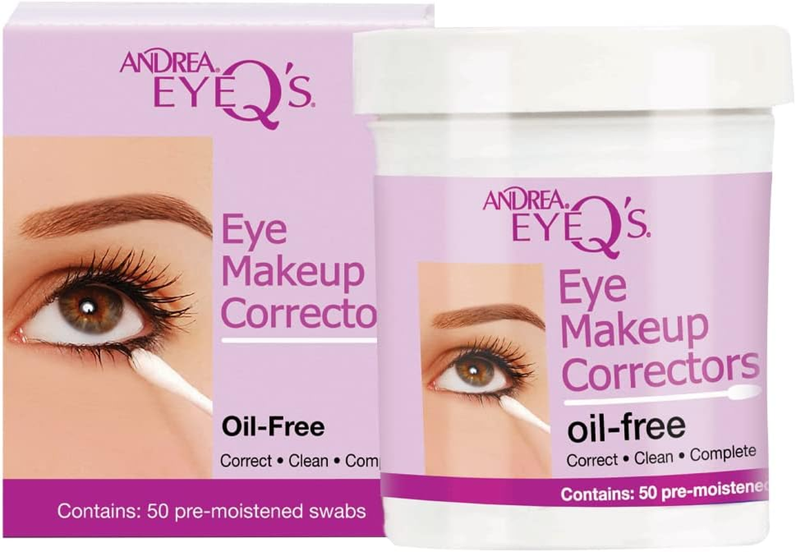 Andrea Eyeq'S Oil-Free Eye Make-Up Correctors Pre-Moistened Swabs, 50 Count image number 4