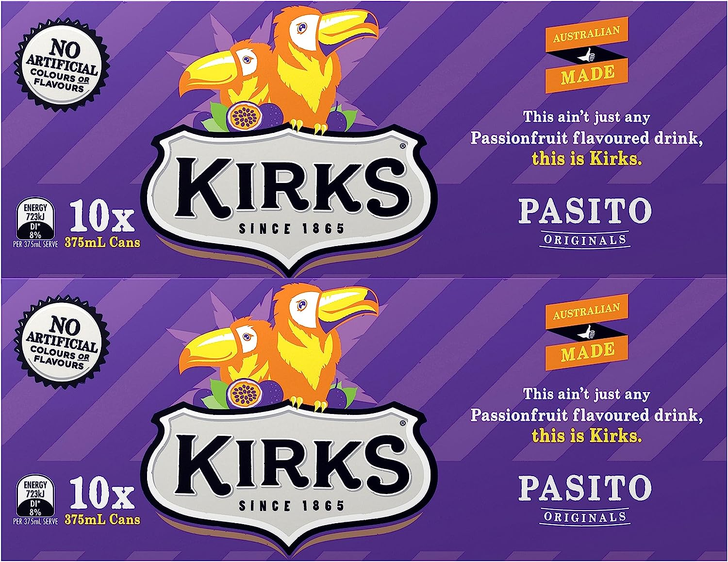 Kirks Pasito Soft Drink Multipack Cans 20 X 375 Ml (Pack of 2) image number 3