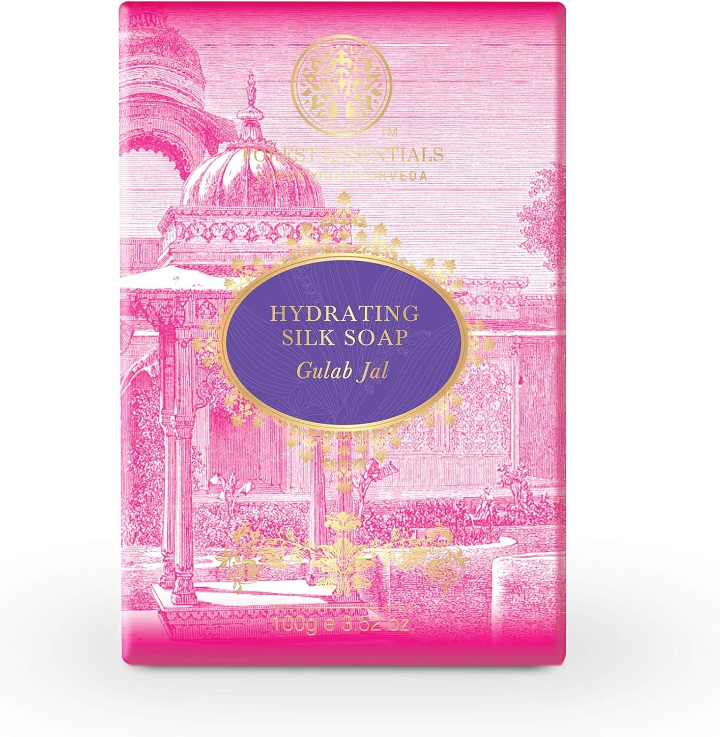 Forest Essentials Hydrating Silk Soap Gulab Jal 100G image number 3