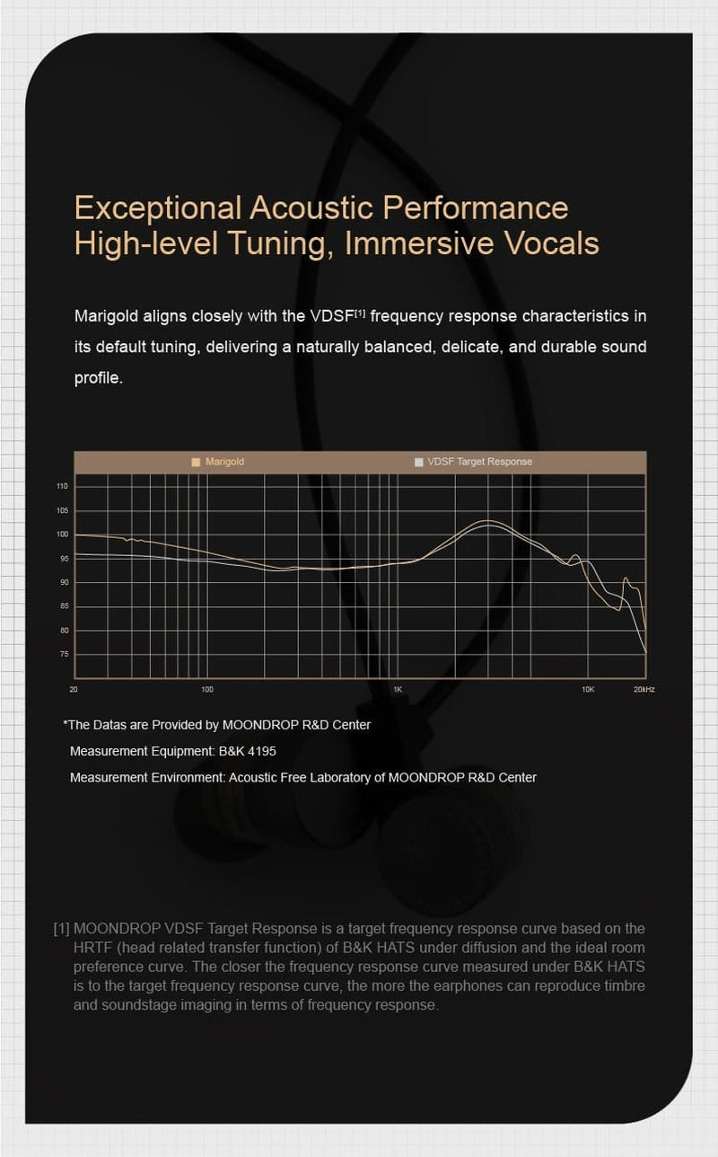 Moondrop Marigold USB-C In-Ear Earphone DSP Built-In 32Bit/384Khz Sound Card Asymmetric Cable Microphone EQ Music Gaming Headset image number 6