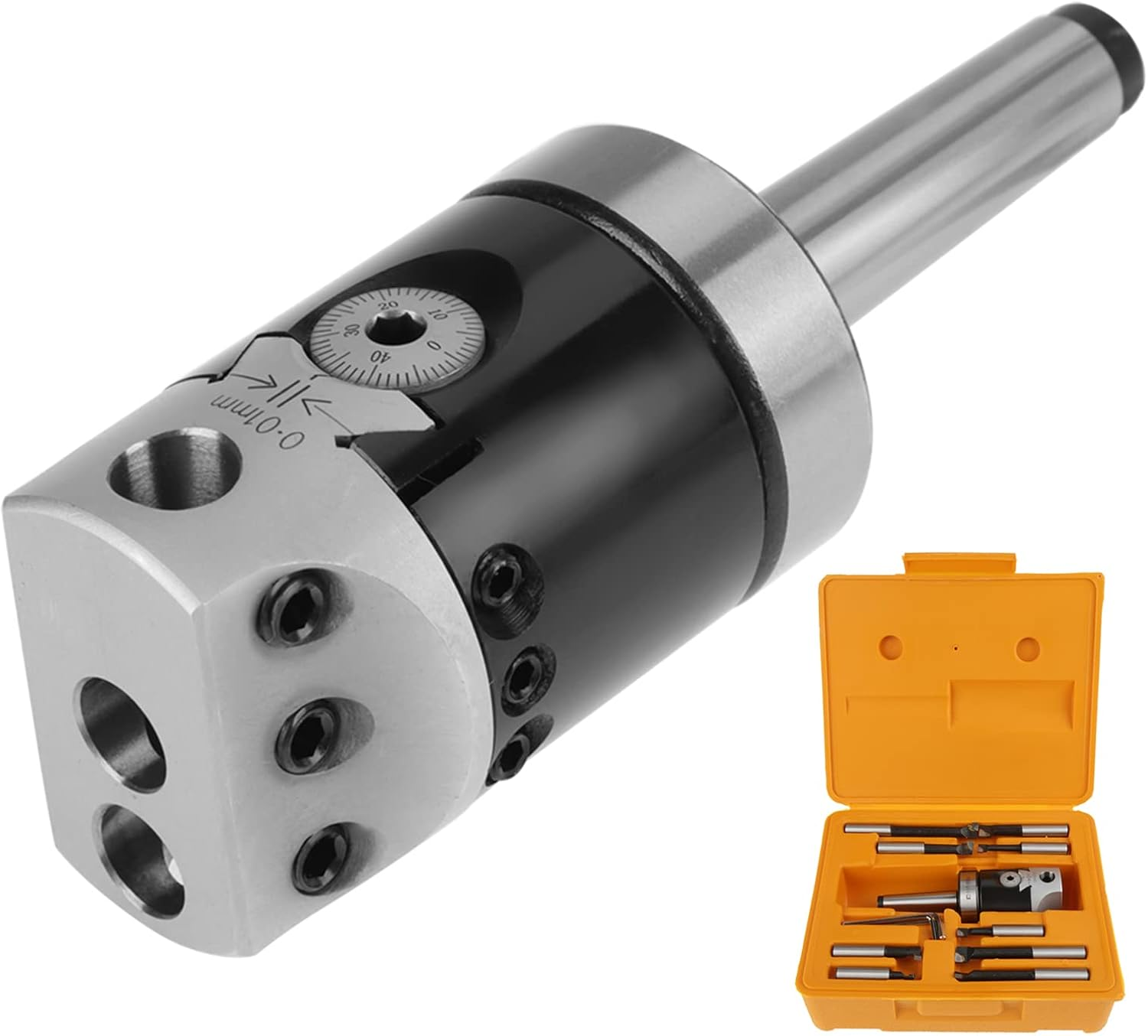 Durable MT2 F1-12 Boring Head with Boring Bars for Milling Machine, Main Accessories For, Suitable for CNC Tools, Good Wear, for Ladder Hole