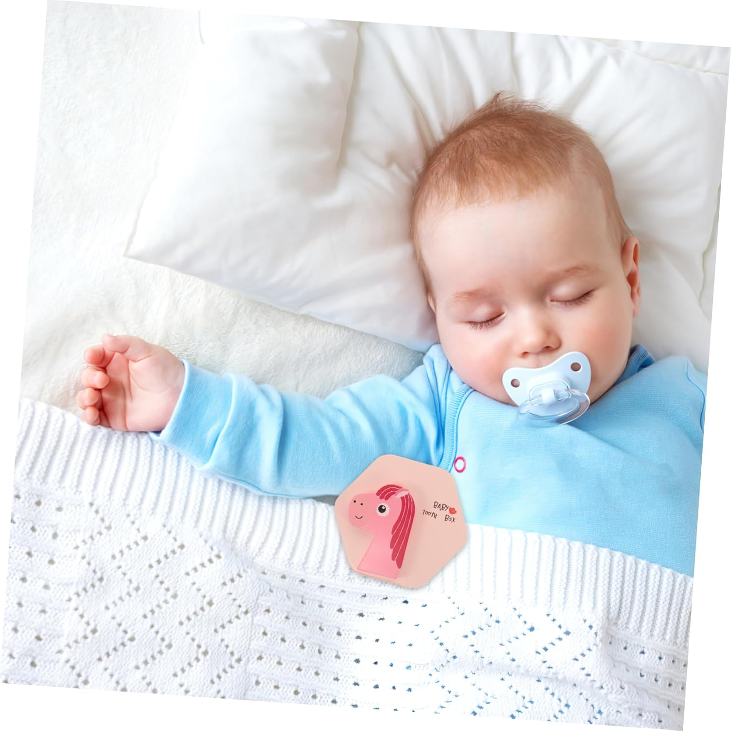 Wooden Tooth Keepsake Box Tooth Holder for Shower Gifts Storing and Collecting for Boys Girls image number 4