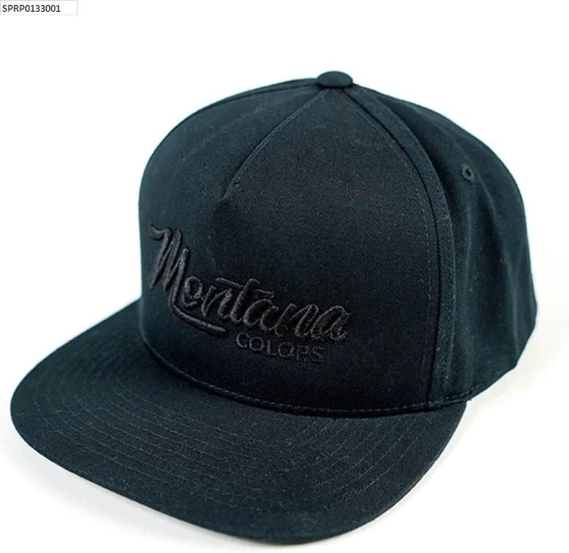 Montana Colors MTN Snapback Embroidery Cap, Black image number 2