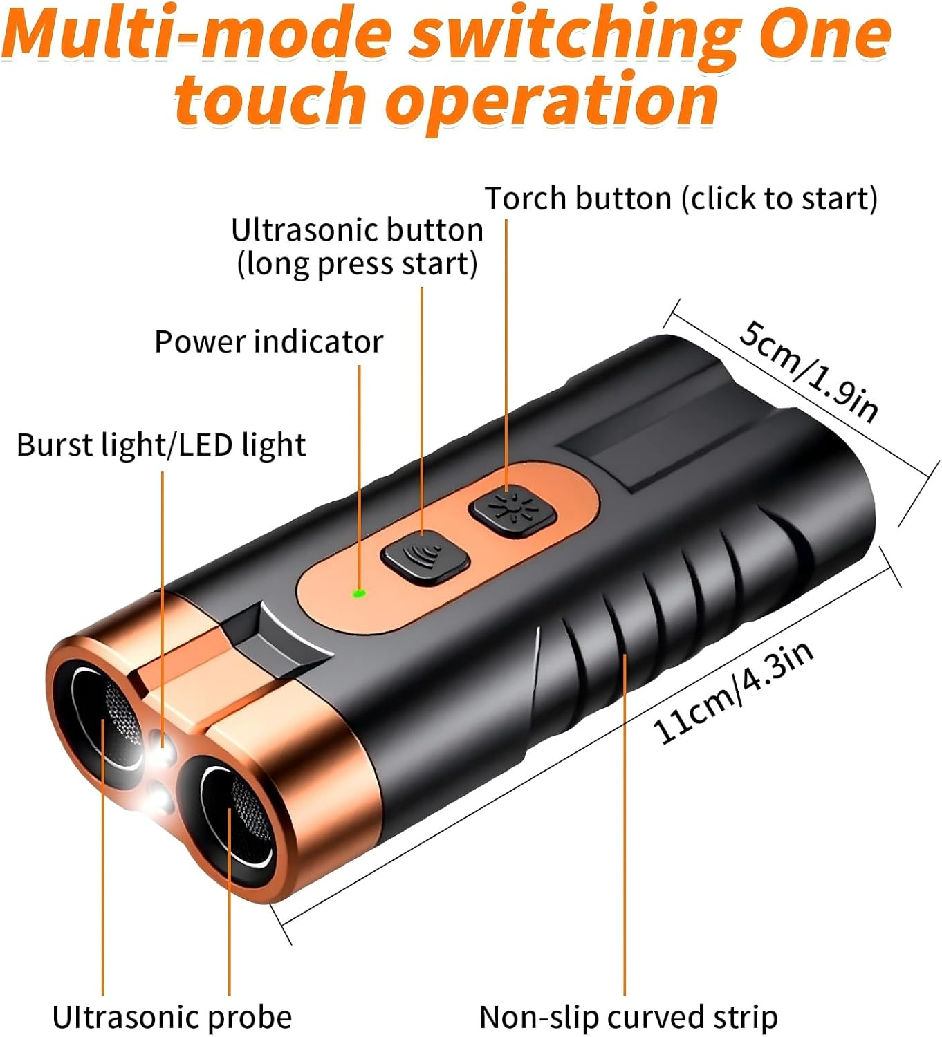 Dog Bark Deterrent Devices for Own or Neighbor'S, Bark Shield, Dog Ultrasonic Bark Control, Type-C Charging, Effective & Safe, Dog Training Tools, anti Barking Device for Dogs Indoor Outdoor Use image number 6