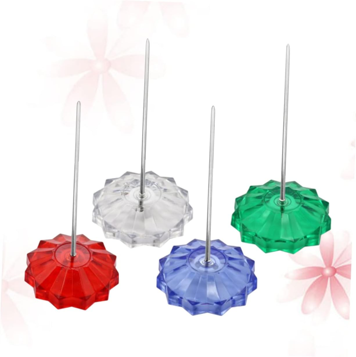 LALAFINA 4Pcs Receipt Holder Note Holder Spike Stick Bill Fork for Kitchen Desk Office Use for Receipt Storage and Paper Organization image number 3