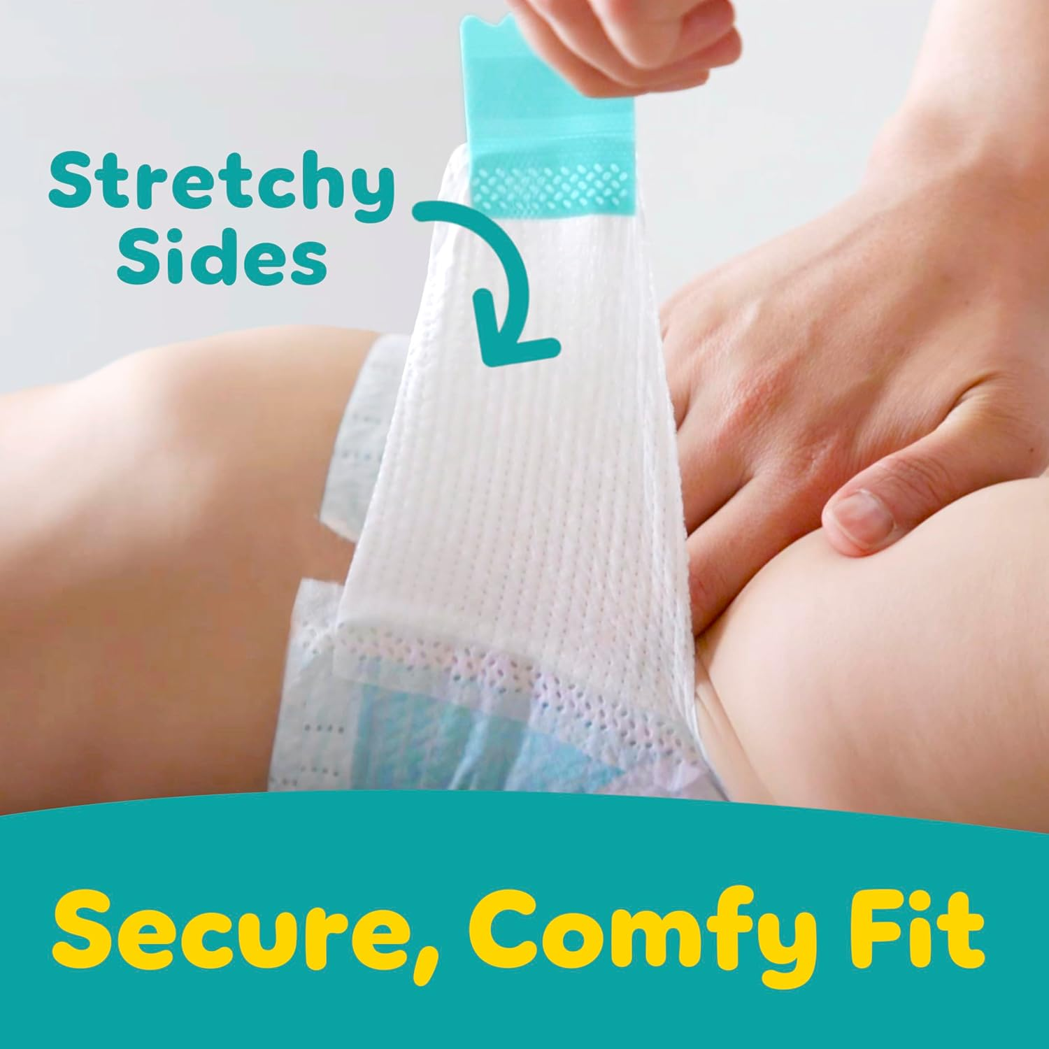 Pampers Diapers Newborn / Size 1 (8-14 Lb), 120 Count - Baby Dry Disposable Baby Diapers, Super Pack image number 4