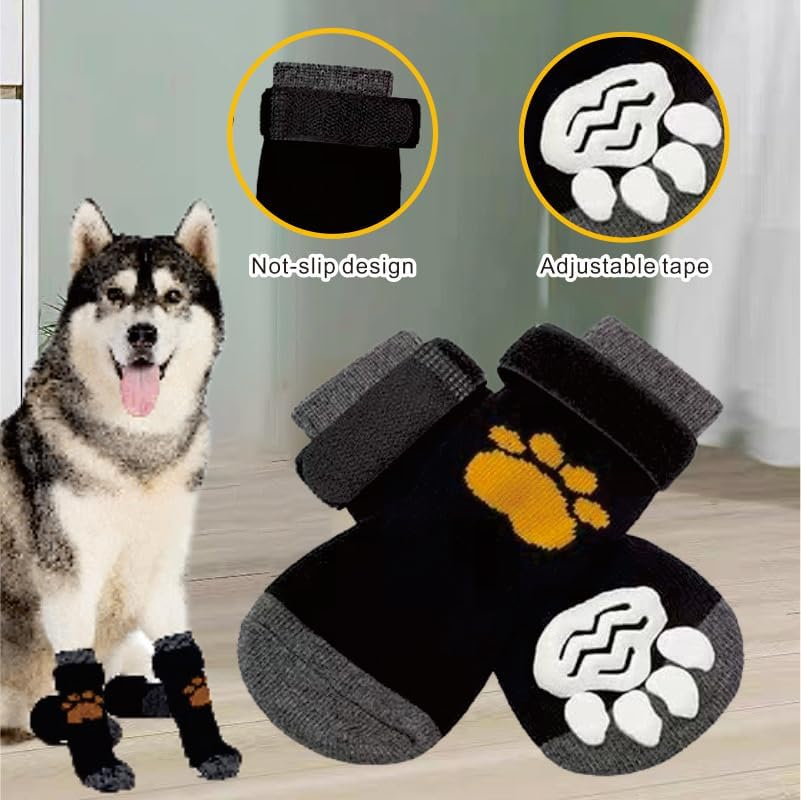 Dog Socks (Black S) image number 5