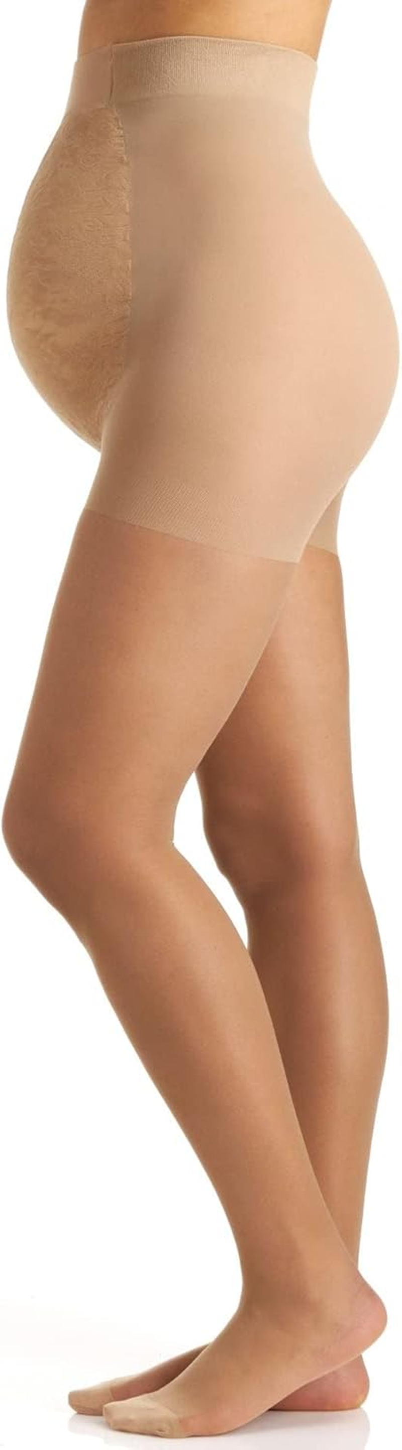 Berkshire Women'S Plus-Size Maternity Light Support Pantyhose 5700 - Beige