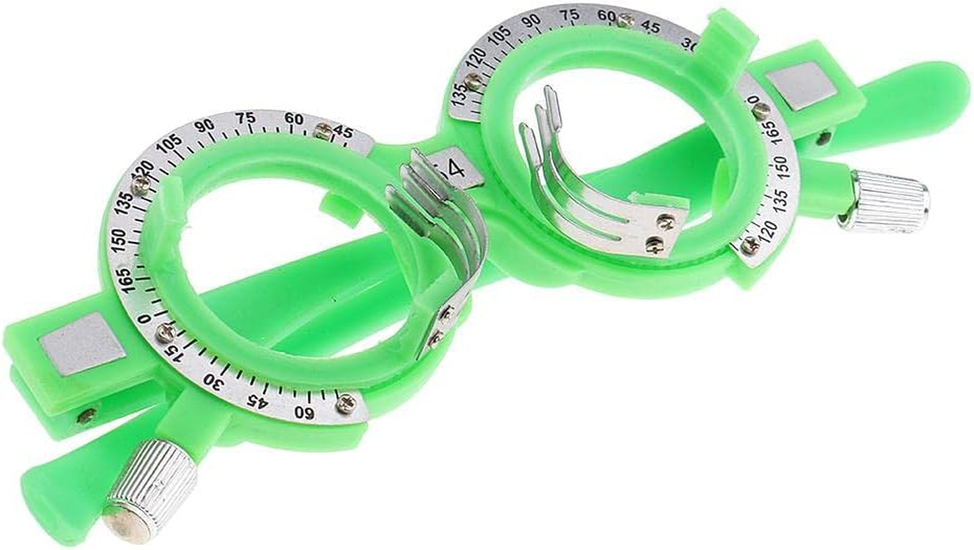 Perfk Plastic Optical Trial Lens Frame Eyeglass Optometry Equipment 56Mm+54Mm