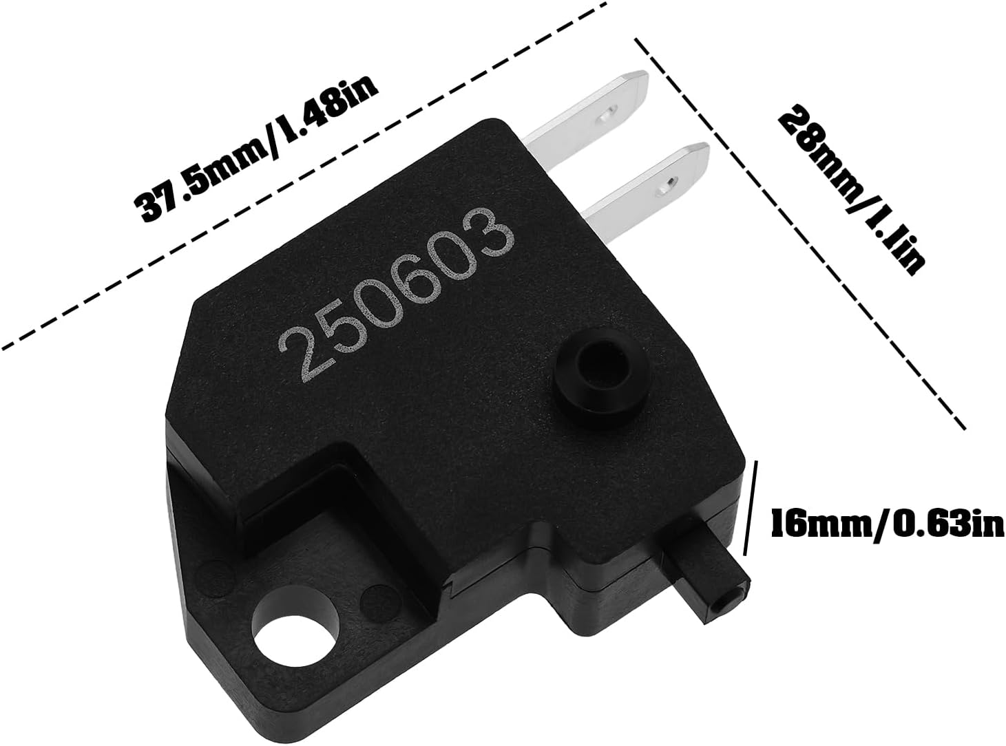 Emagtech Motorcycle Front Brake Light Switch 4070011-412 Compatible with Suzuki GSX-R 600 U3 K6 image number 1