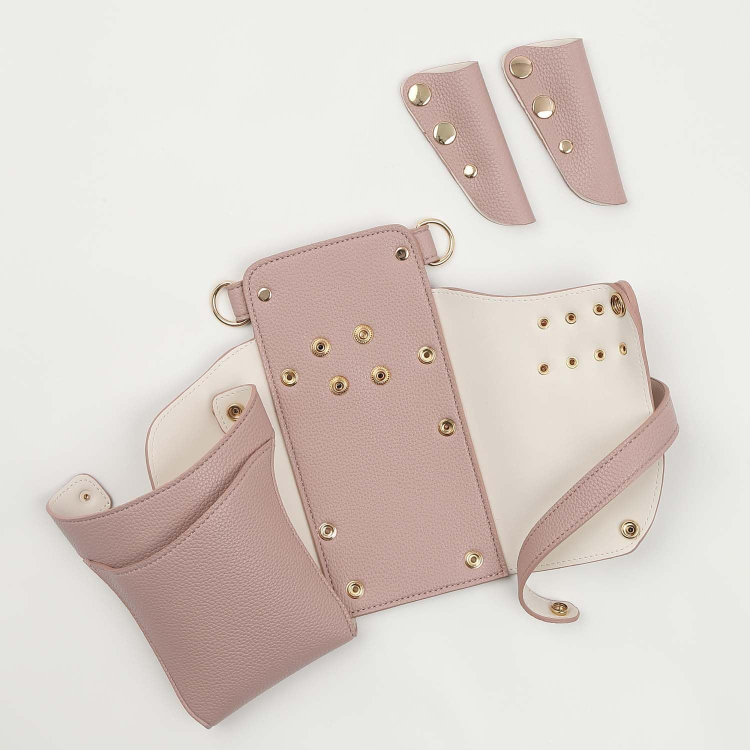 Deeds S-433 Scissor Case, Sienna, Pink (Grain Material)