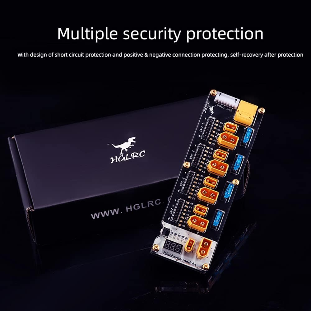 HGLRC Thor Lipo Battery Balance Charger Board Pro 40A XT60 XT30 Plug 2-6S Integrated with Lipo Discharger for IMAX B6 ISDT Q6 Nano HOTA D6 Pro P6 image number 5