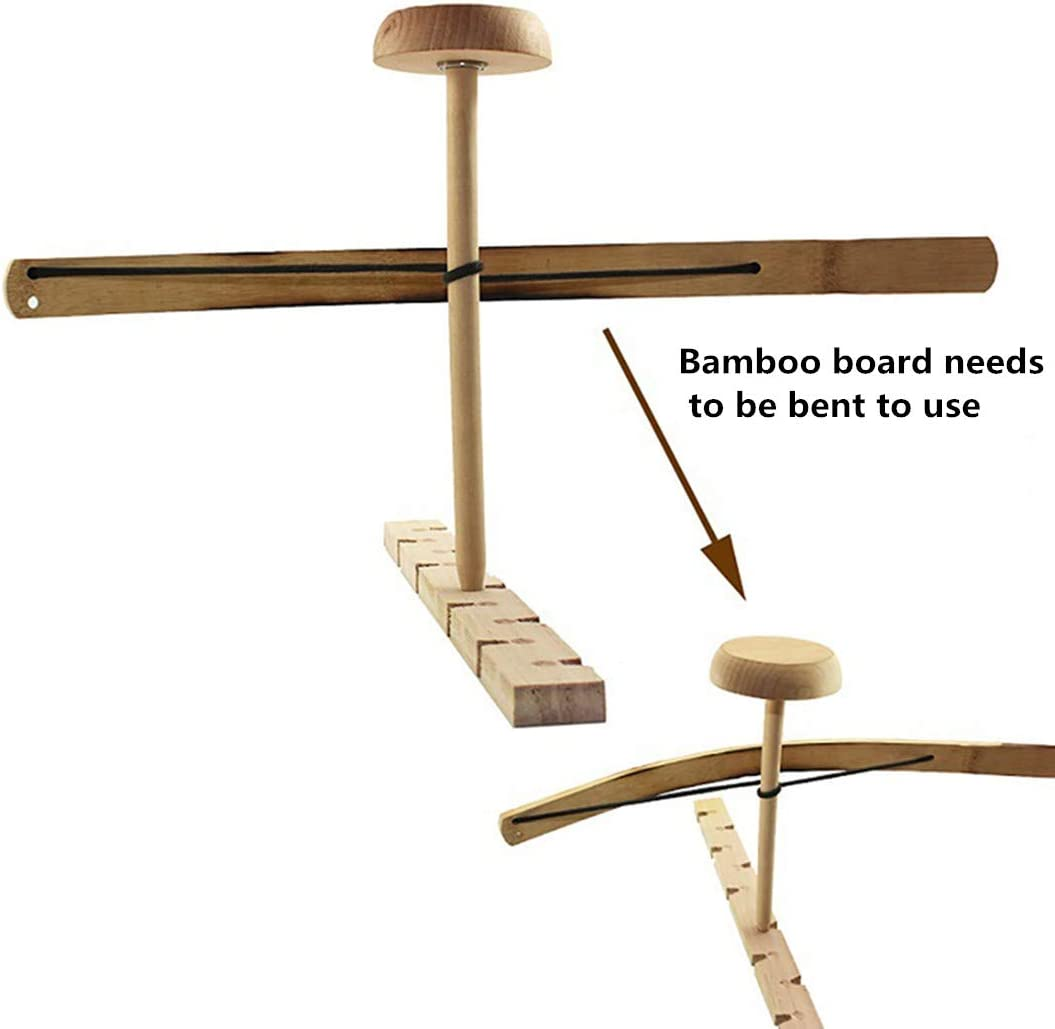 Bow Drill Fire，Bow Drill Kit Fire Starter，Outdoor Adventure Education, Learning to Drill Wood for Fire Training