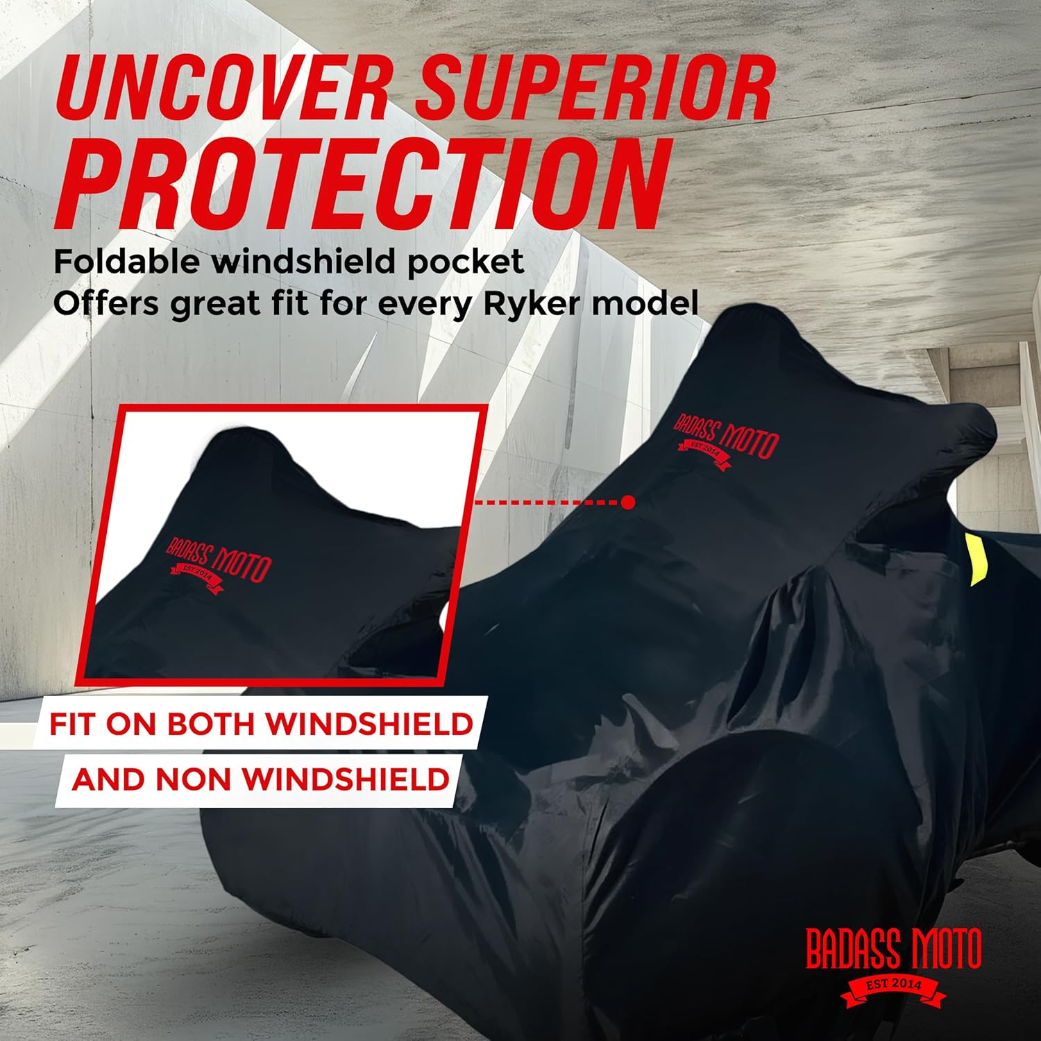 Ultimate Compatible with Can Am Ryker Cover Fits 600, Rally, Sport, Can Am Ryker 900 Cover. All Wx Protection Durable Waterproof Can Am Ryker Accessories. Heavy Duty Can Am Storage Outdoor Great Gifts image number 6