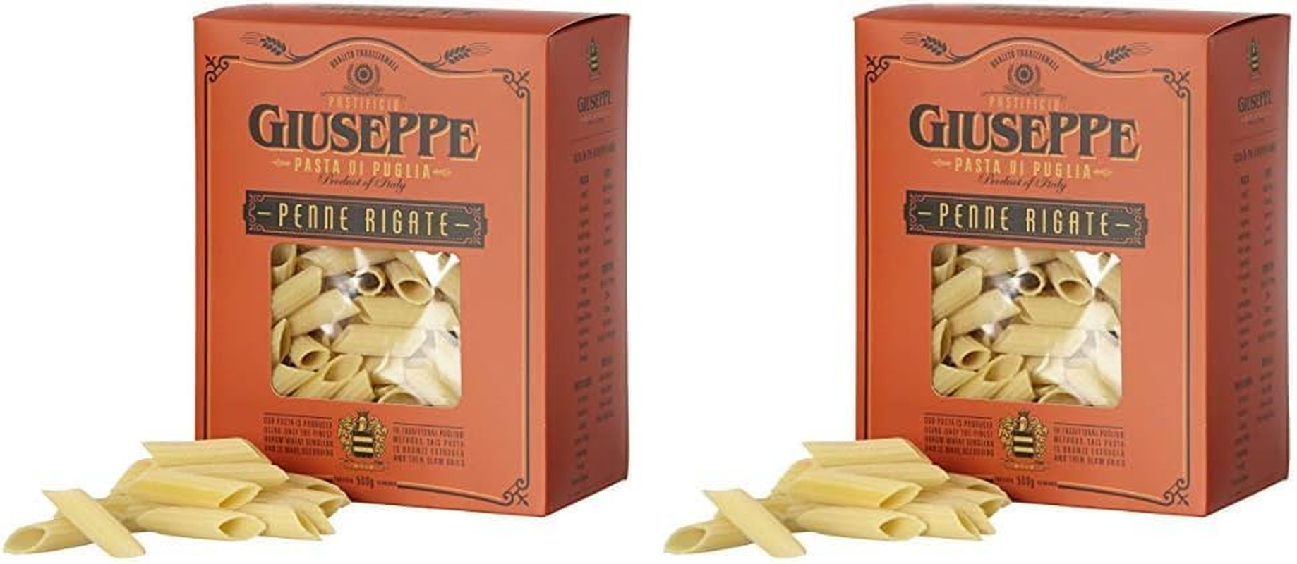Giuseppe Penne Rigate Pasta, 500 G