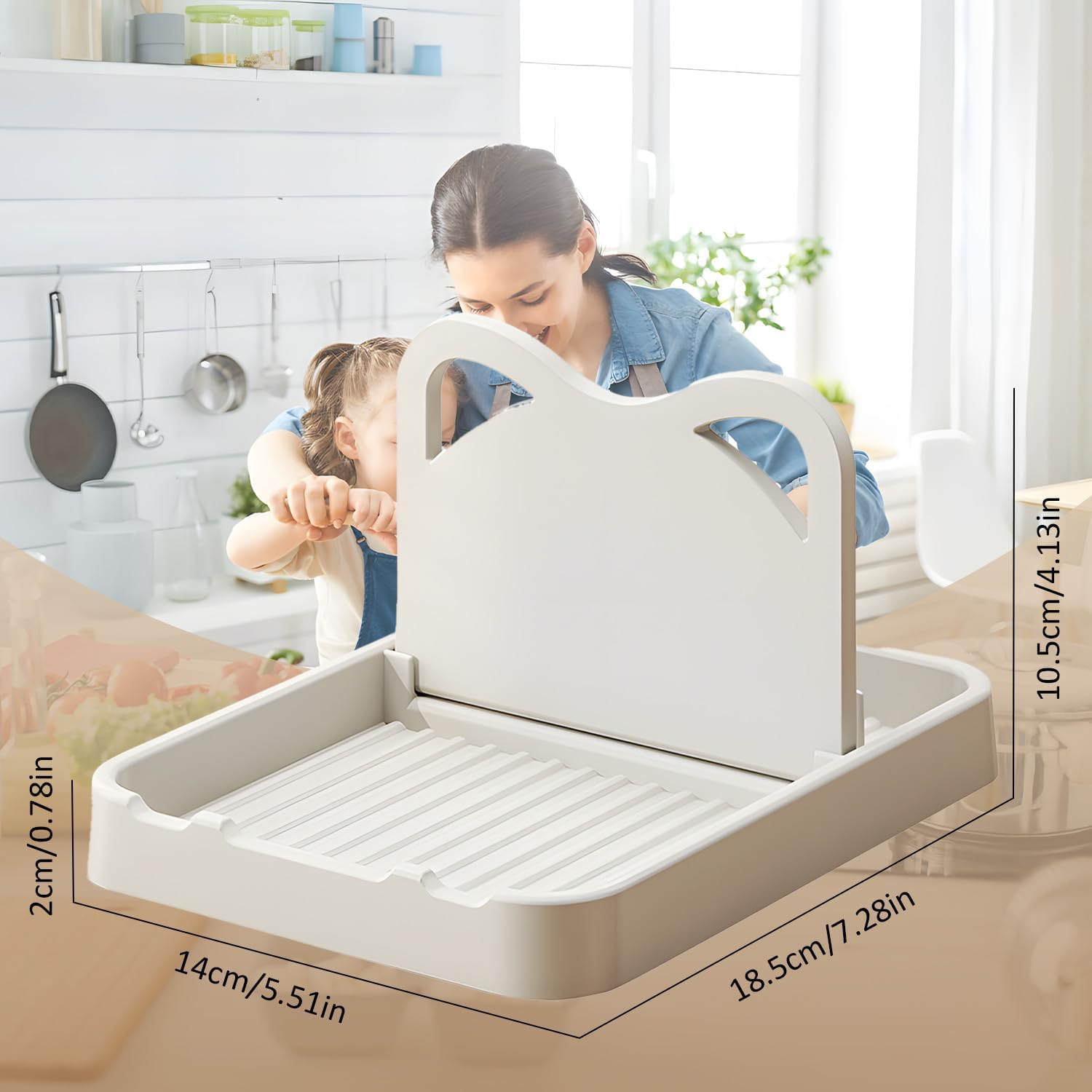 TORMEN Spoon Rest with Lid Holder, Foldable Kitchen Utensil Rest for Countertop, Heat-Resistant and Non-Slip Spoon Holder for Spatula, Ladle, Pot Lid, Cooking Accessories image number 3