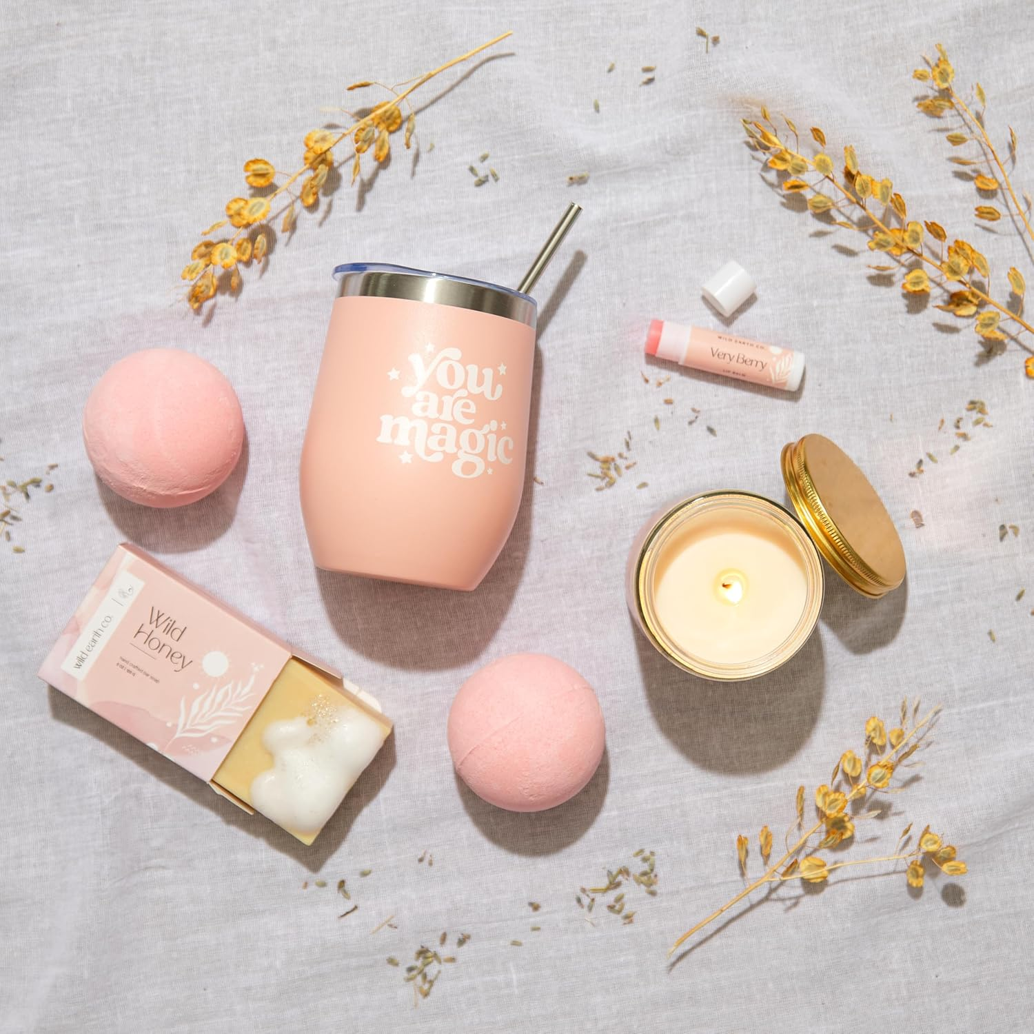 Unboxme Gifts for Women - Birthday Edition | Gift Box for Her | Thinking of You Gift Basket with Mug, Scented Candle, Bath Bombs, Soap + More | Unique Gift Ideas image number 3