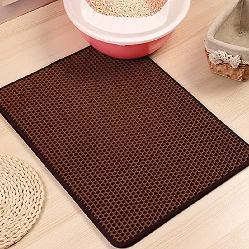 Best Answer Cat Sand Mat, Sand Removing Mat, Large, Gray, 21.7 X 29.5 Inches (55 X 75 Cm), Cat Sand Catcher, Foldable, Dog, Cat Sand Mat, Cat Sand Shatterproof, Cat Toilet Supplies, Pets, Double Layer