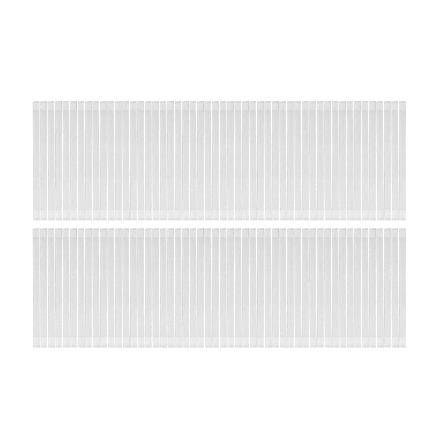 Generic Thermal Glue Strips, Book Binding Glues, Hot Melt Glue Strips for Albums, Documents, Craft Manuals, 100Pcs image number 2